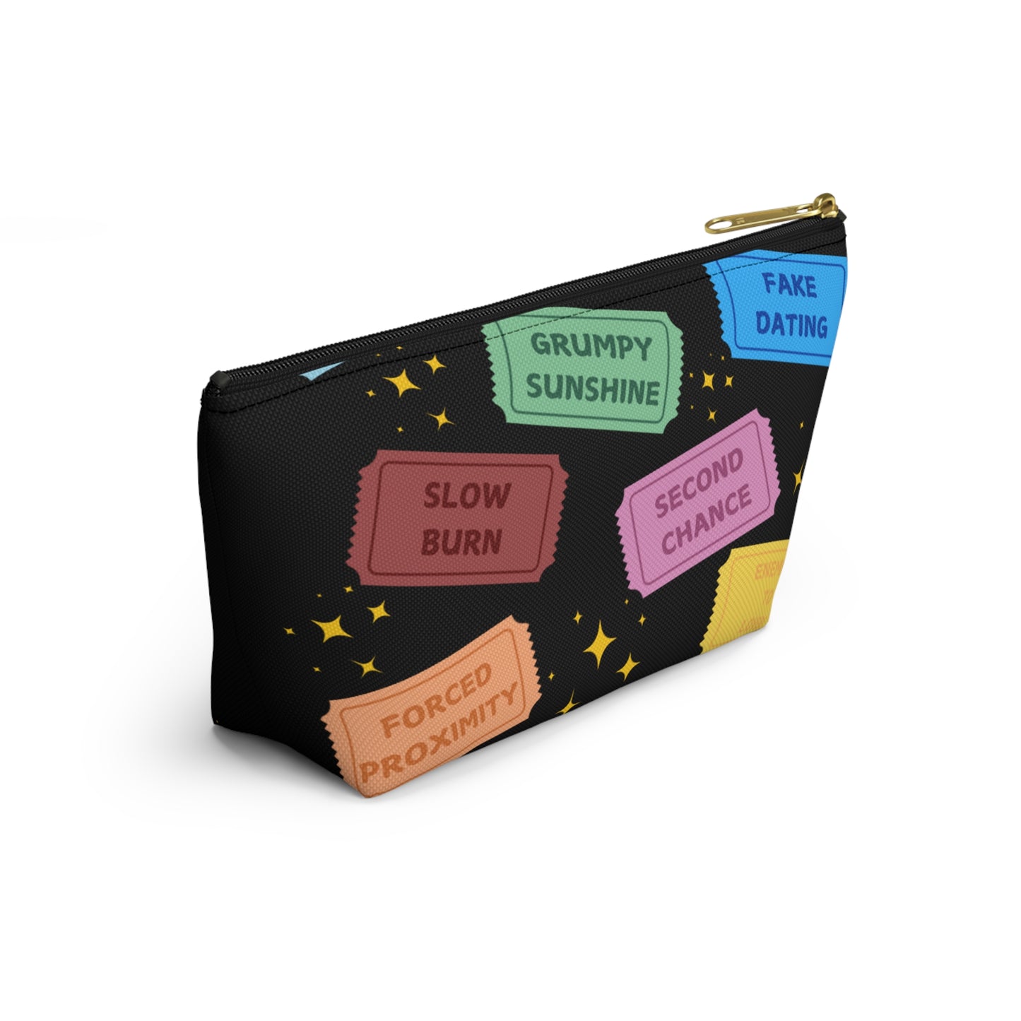 Tropes Ticket Black Pouch