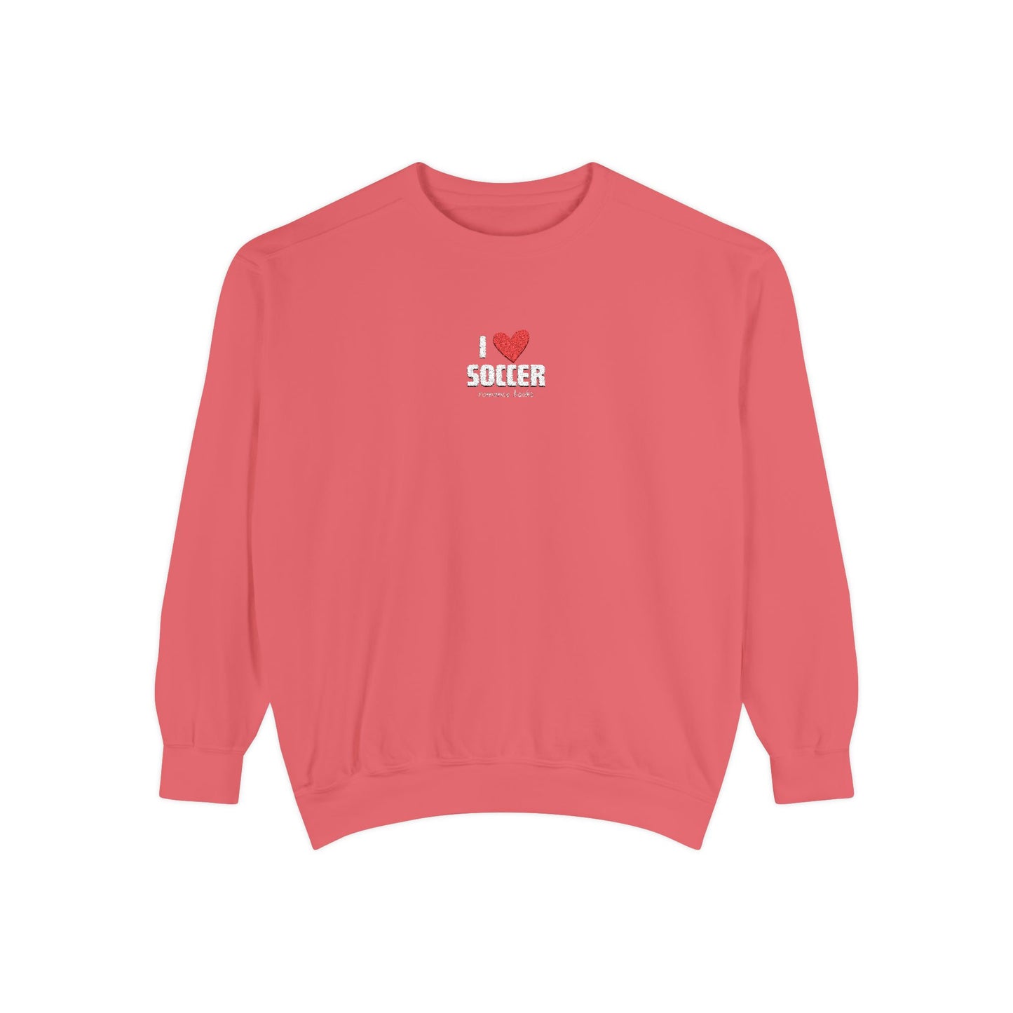 I Heart Soccer Embroidered Crewneck