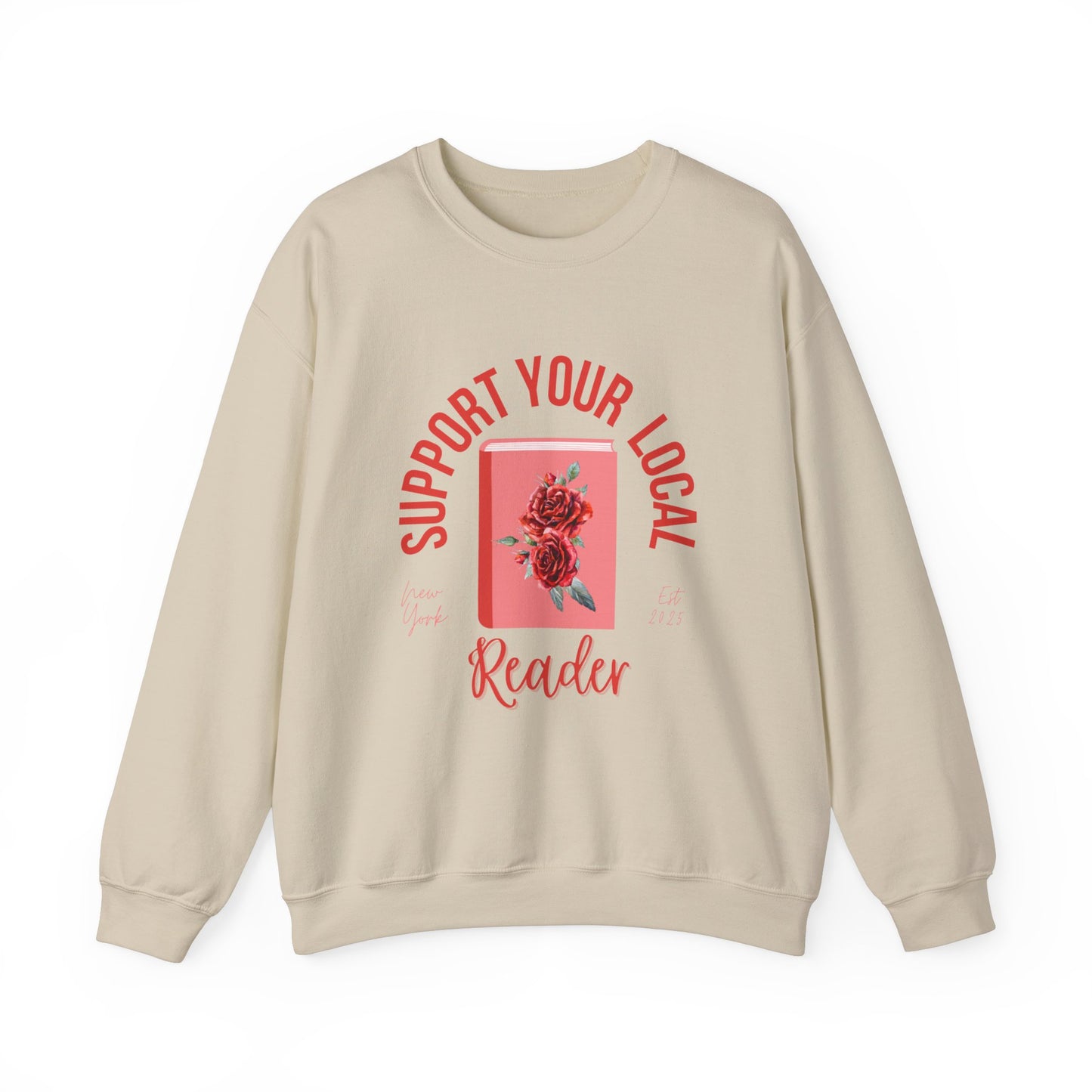 Support Your Local Reader NY Crewneck