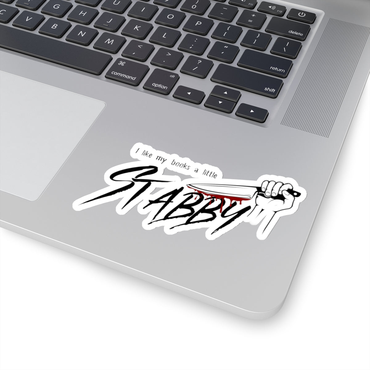 Stabby Books Sticker
