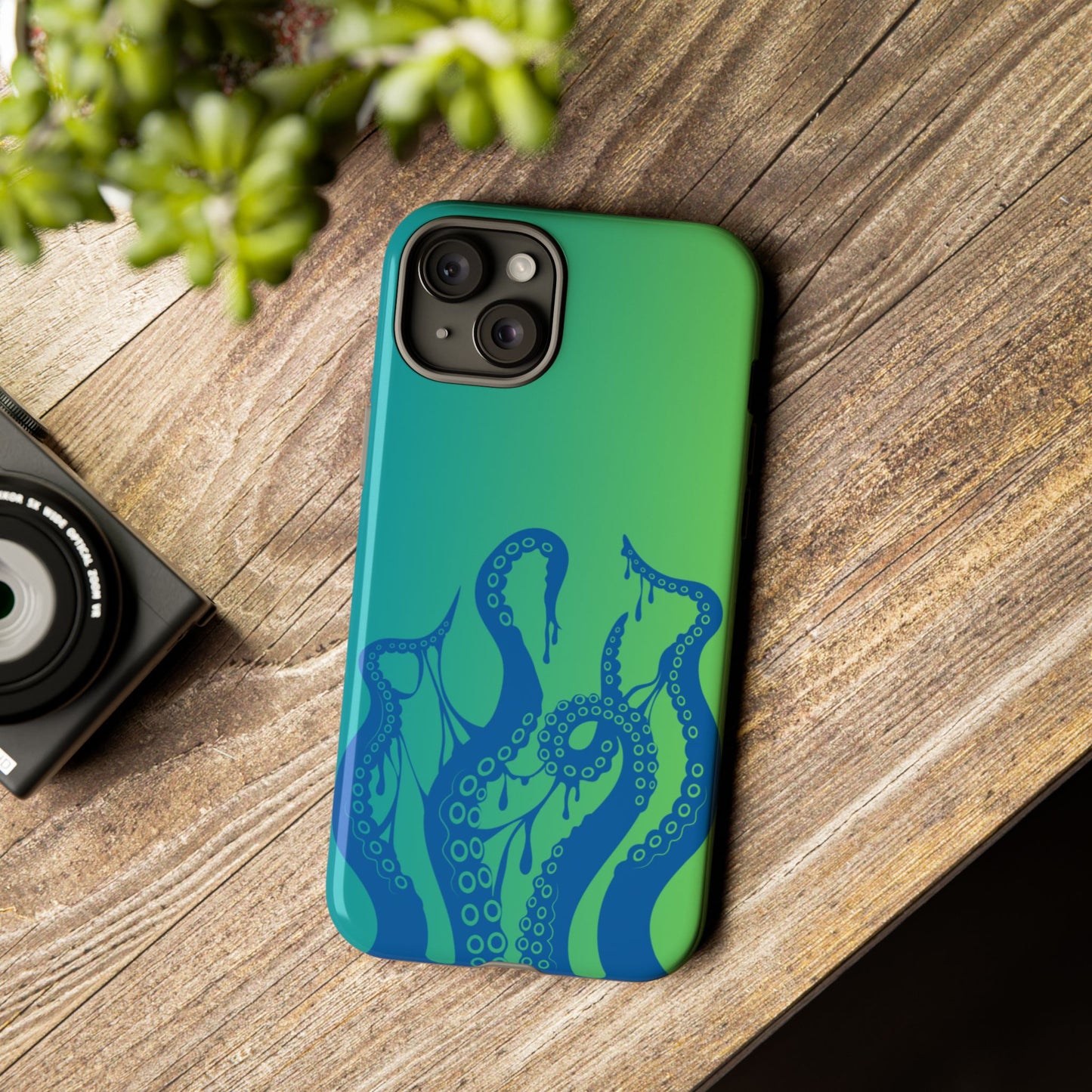 Blue Tentacle Phone Case