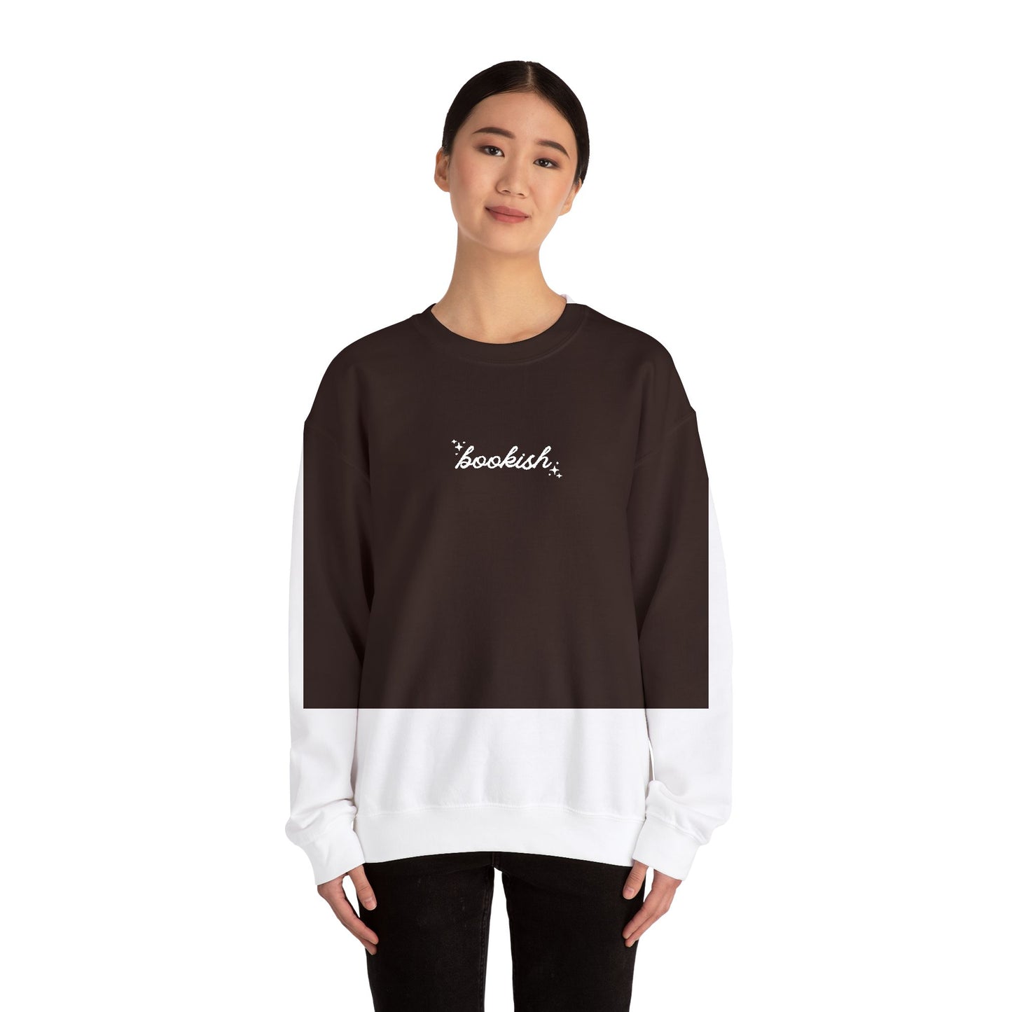 Embroidered 'Bookish' Crewneck