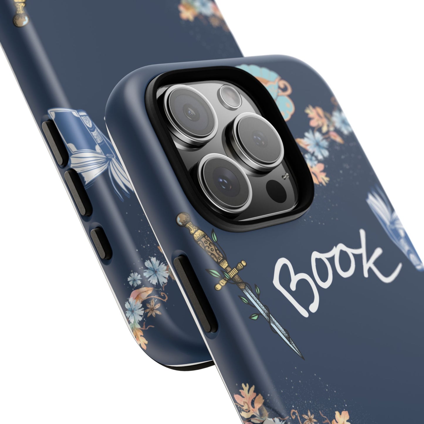 Book Lover Navy Phone Case