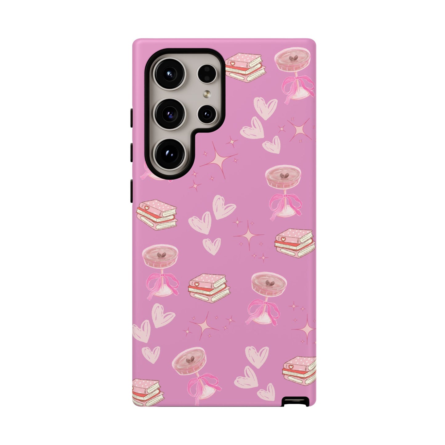 Pink Bookish Espresso Martini Phone Case