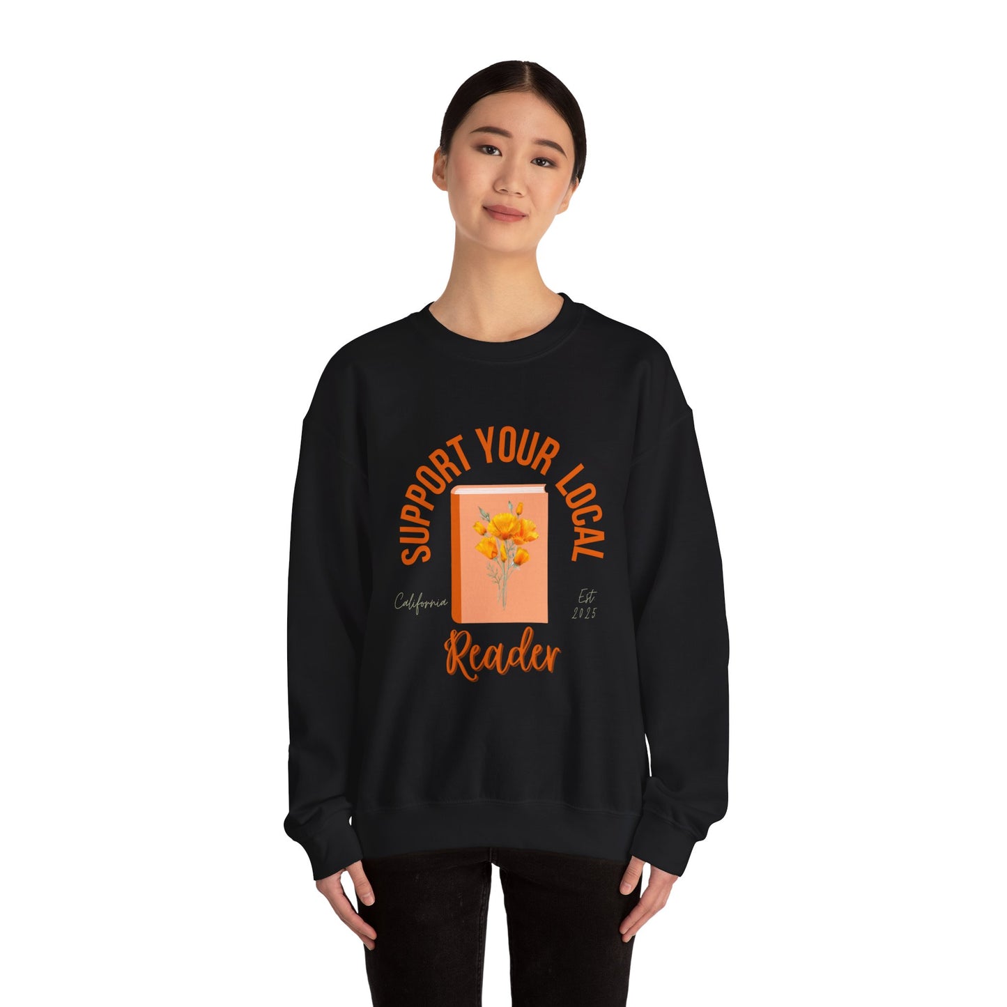 Support Your Local Reader CA Crewneck