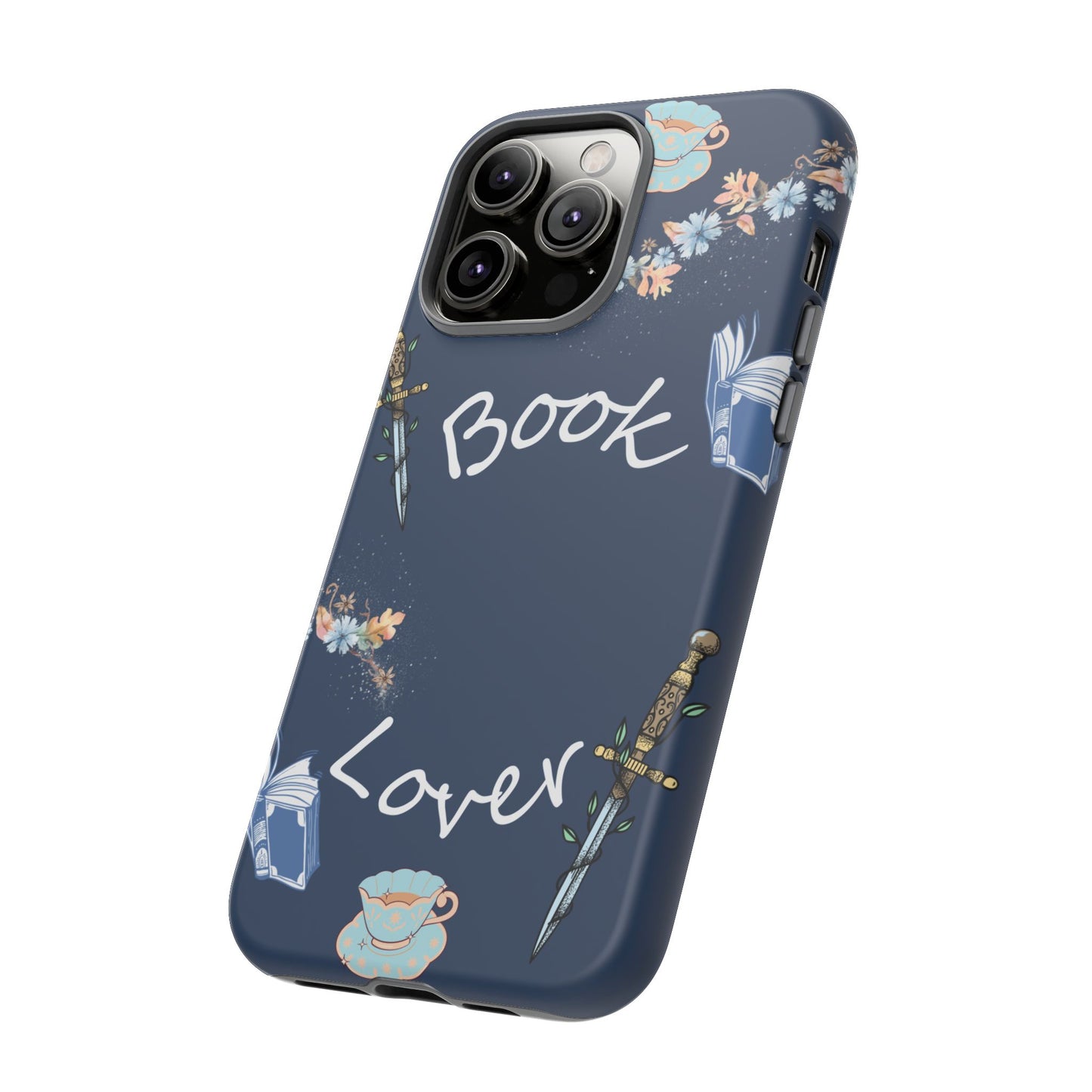 Book Lover Navy Phone Case