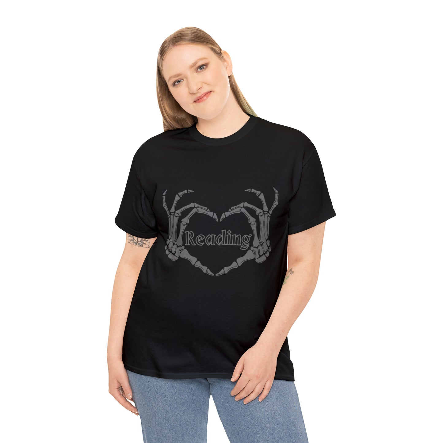 Skelton Hands Reading Tee