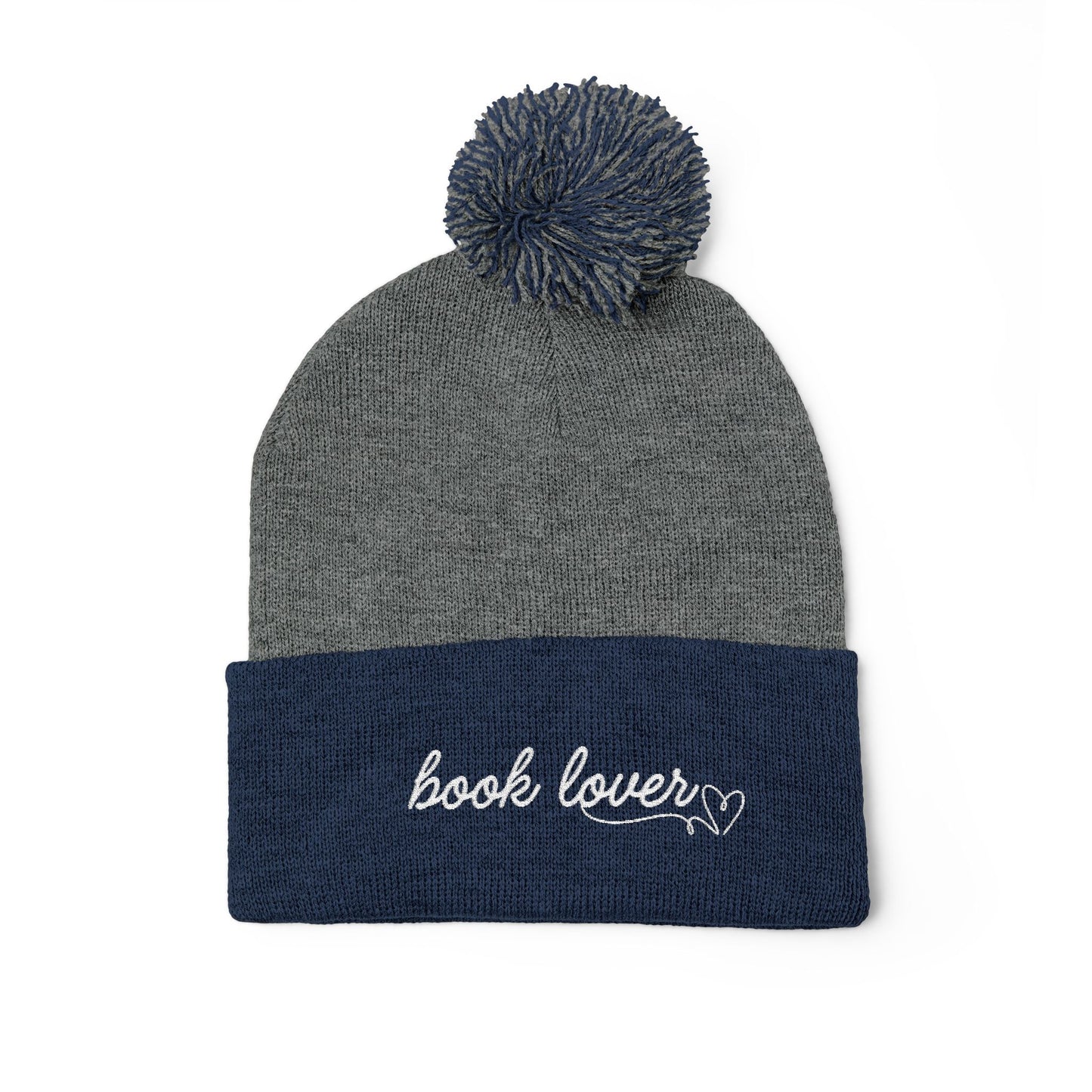 Book Lover Pom Pom Beanie