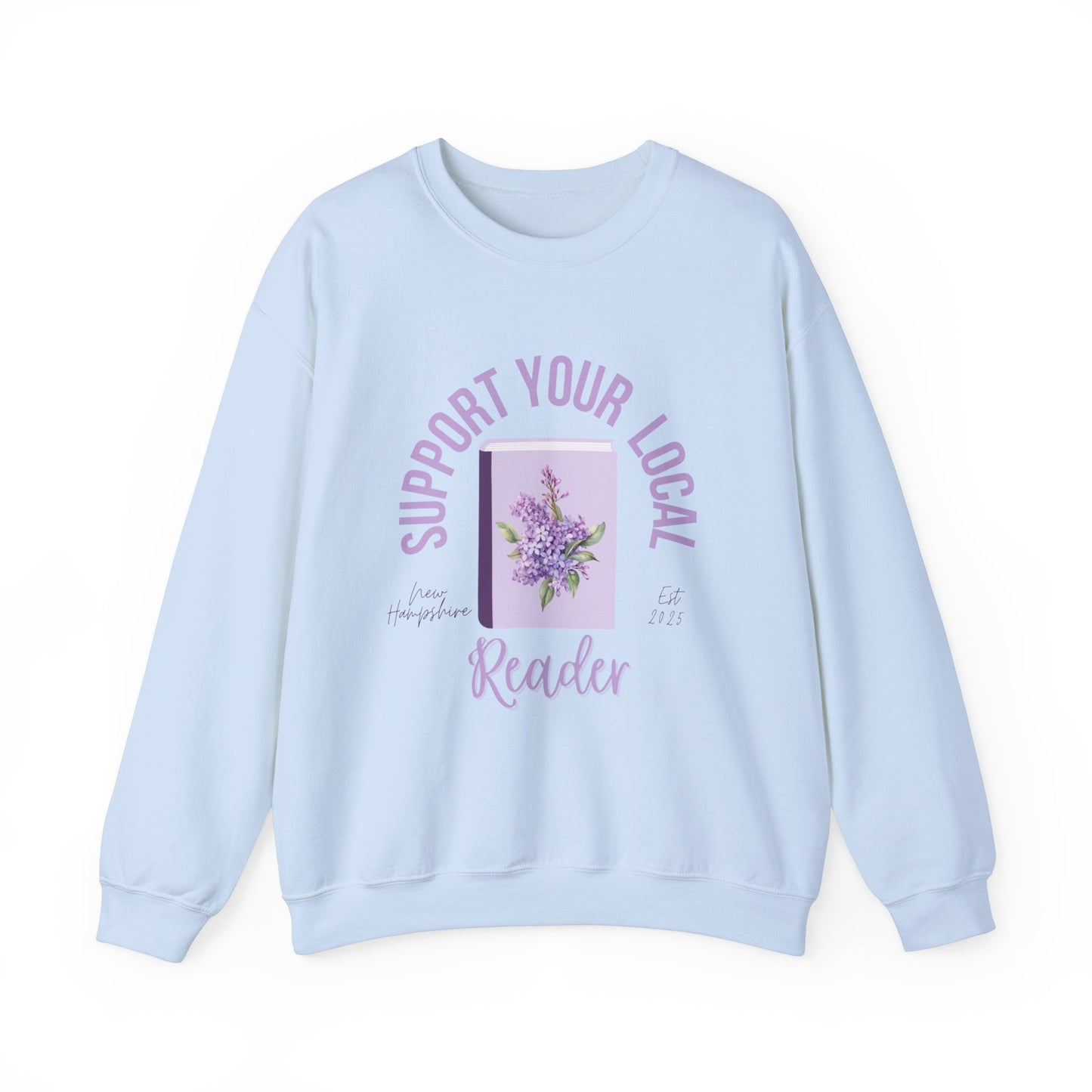 Support Your Local Reader NH Crewneck