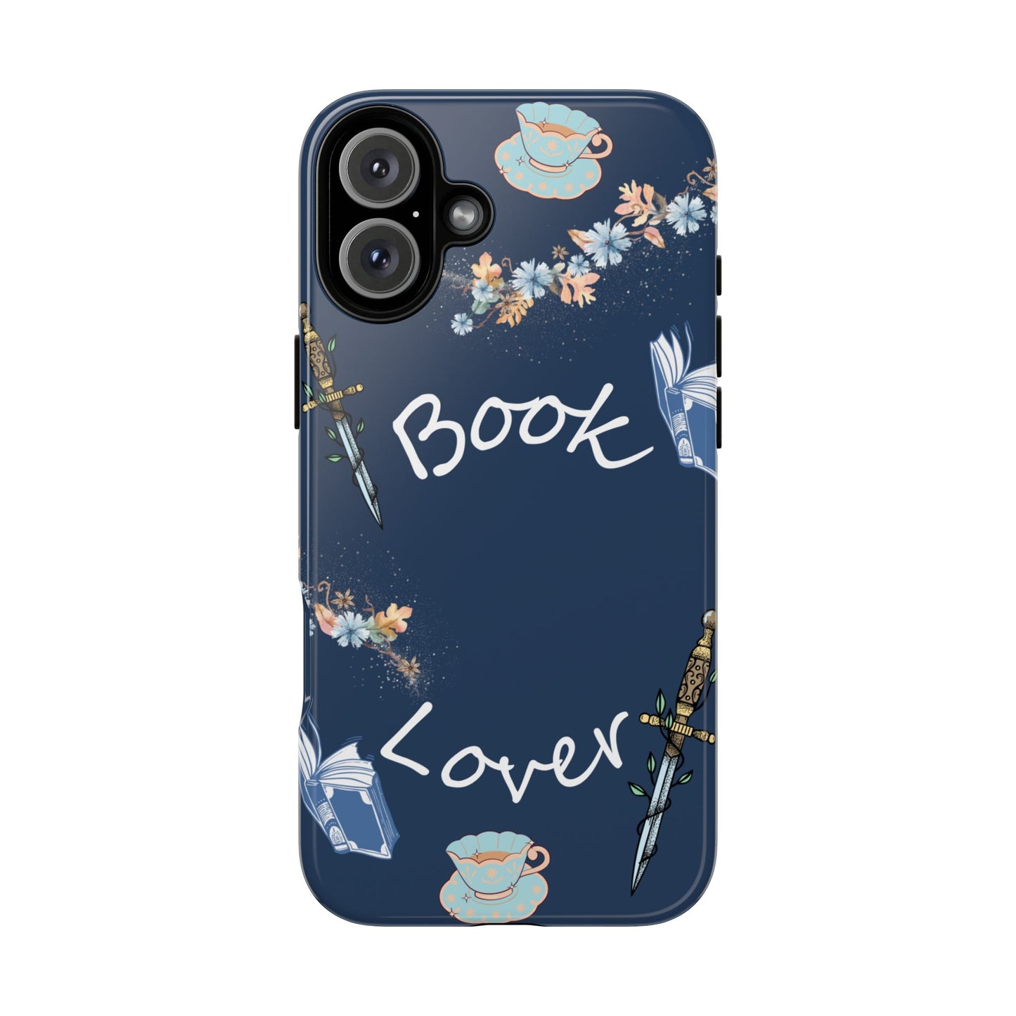 Book Lover Navy Phone Case