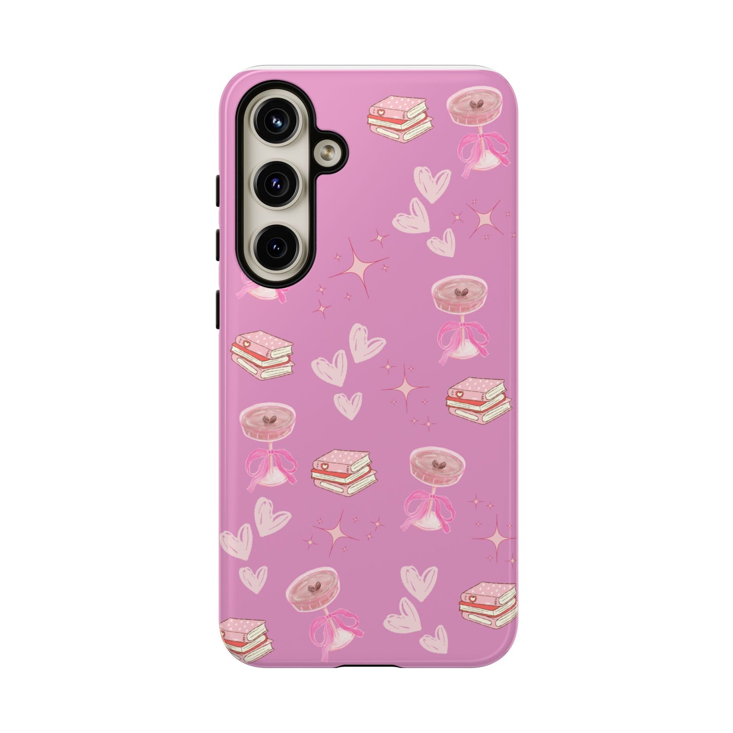 Pink Bookish Espresso Martini Phone Case