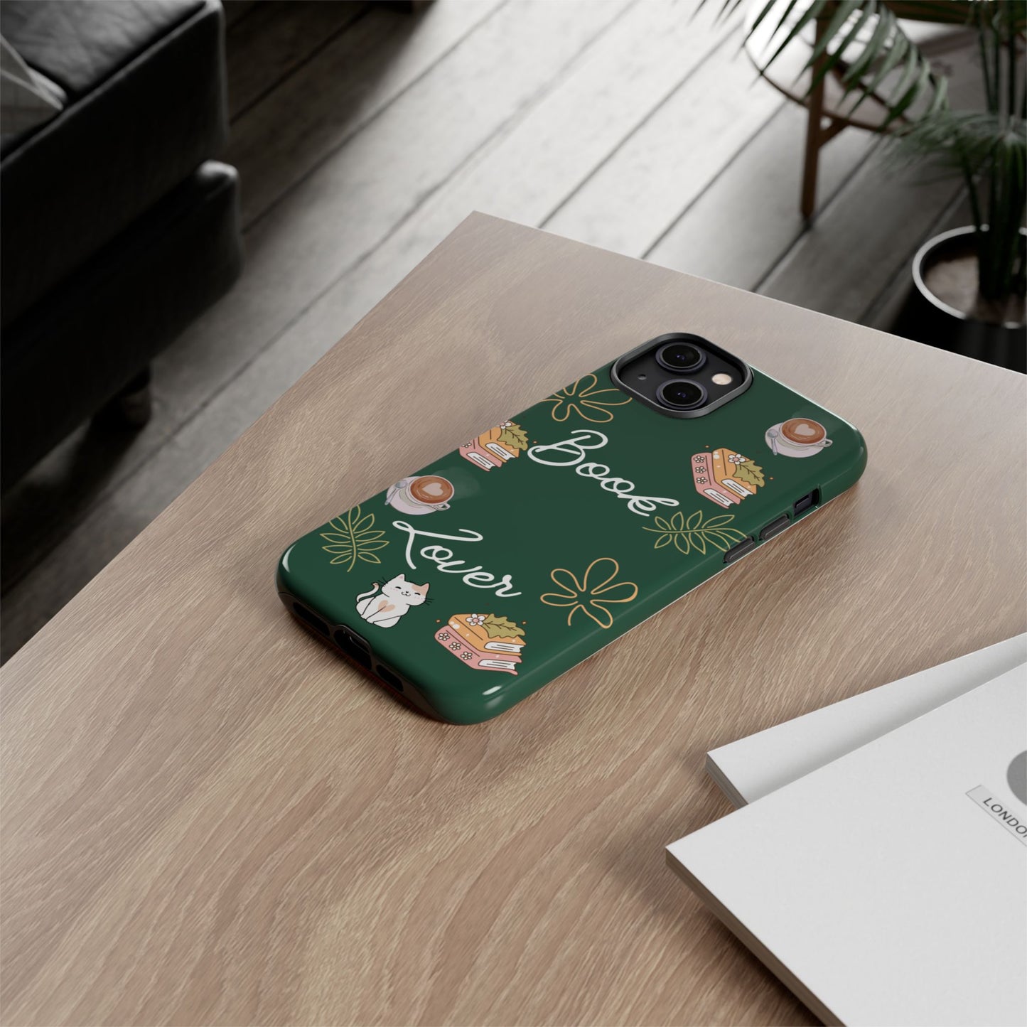 Book Lover Green Phone Case