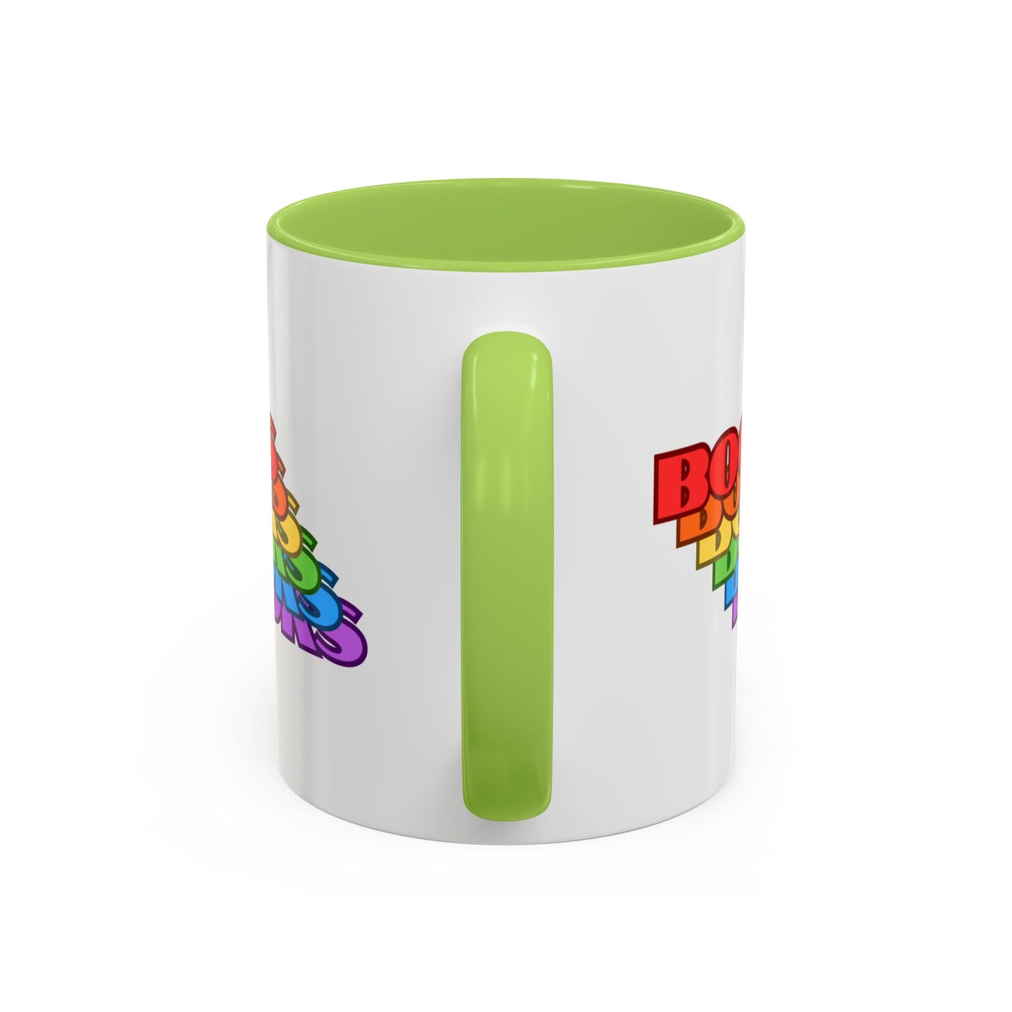 Books Rainbow Accent Mug