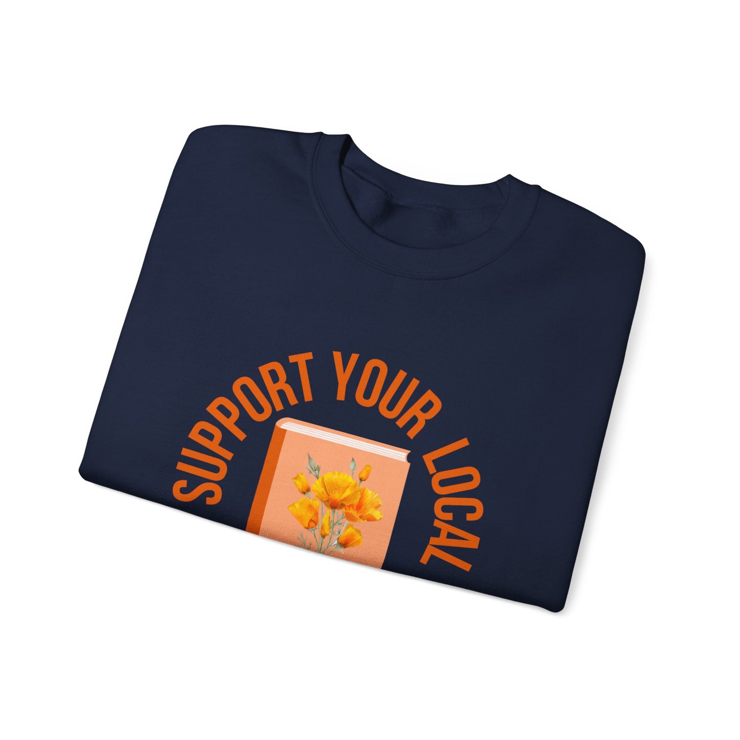 Support Your Local Reader CA Crewneck