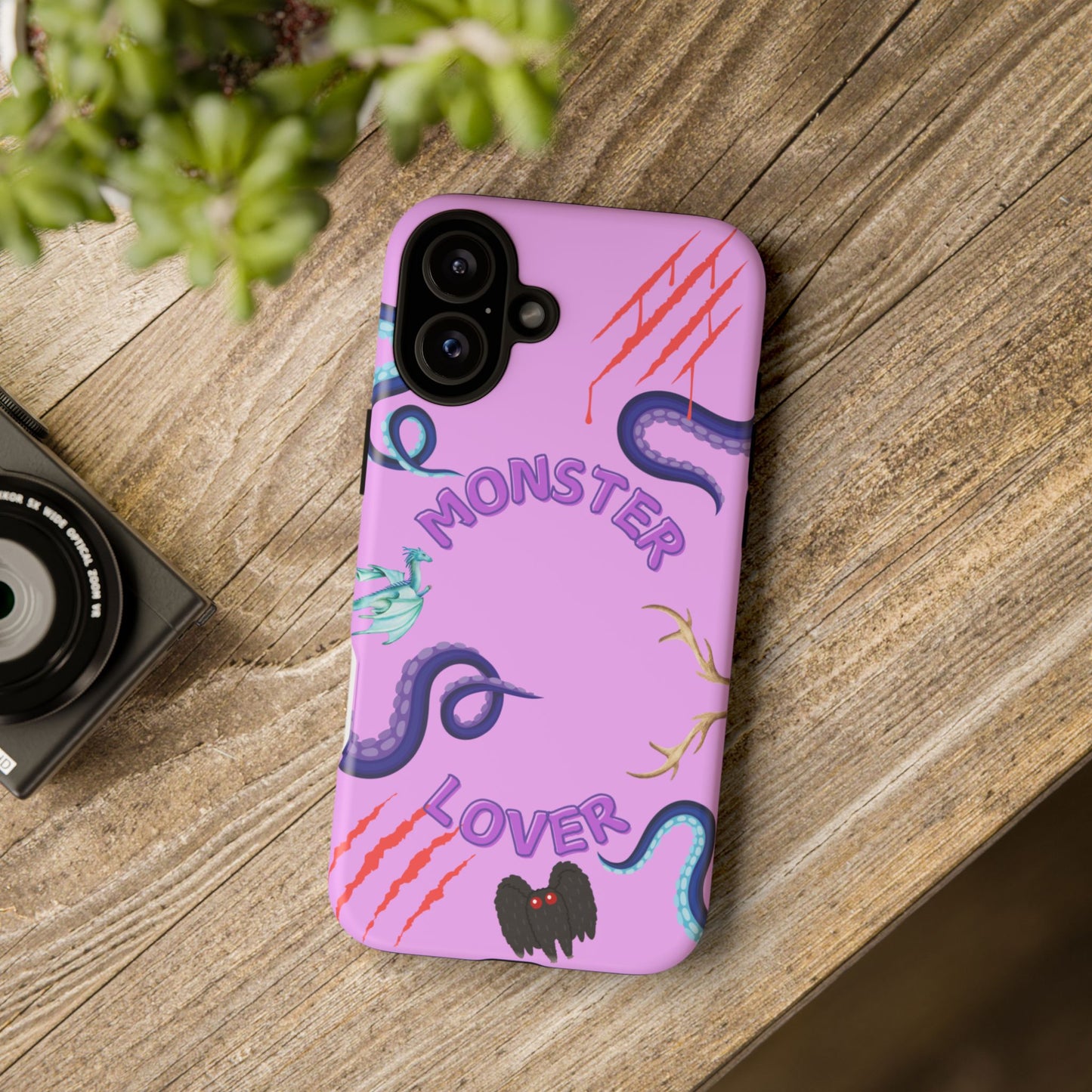 Monster Lover Purple Phone Case
