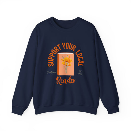 Support Your Local Reader CA Crewneck