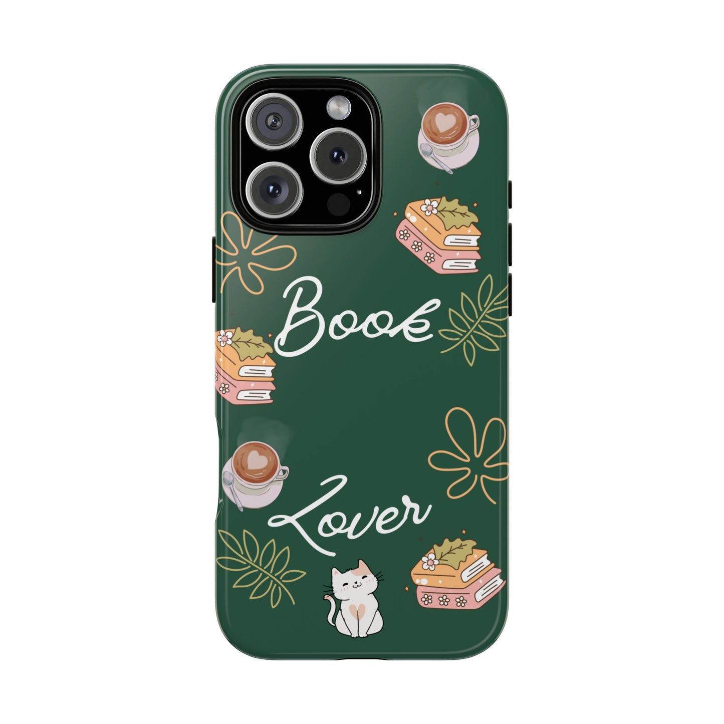 Book Lover Green Phone Case