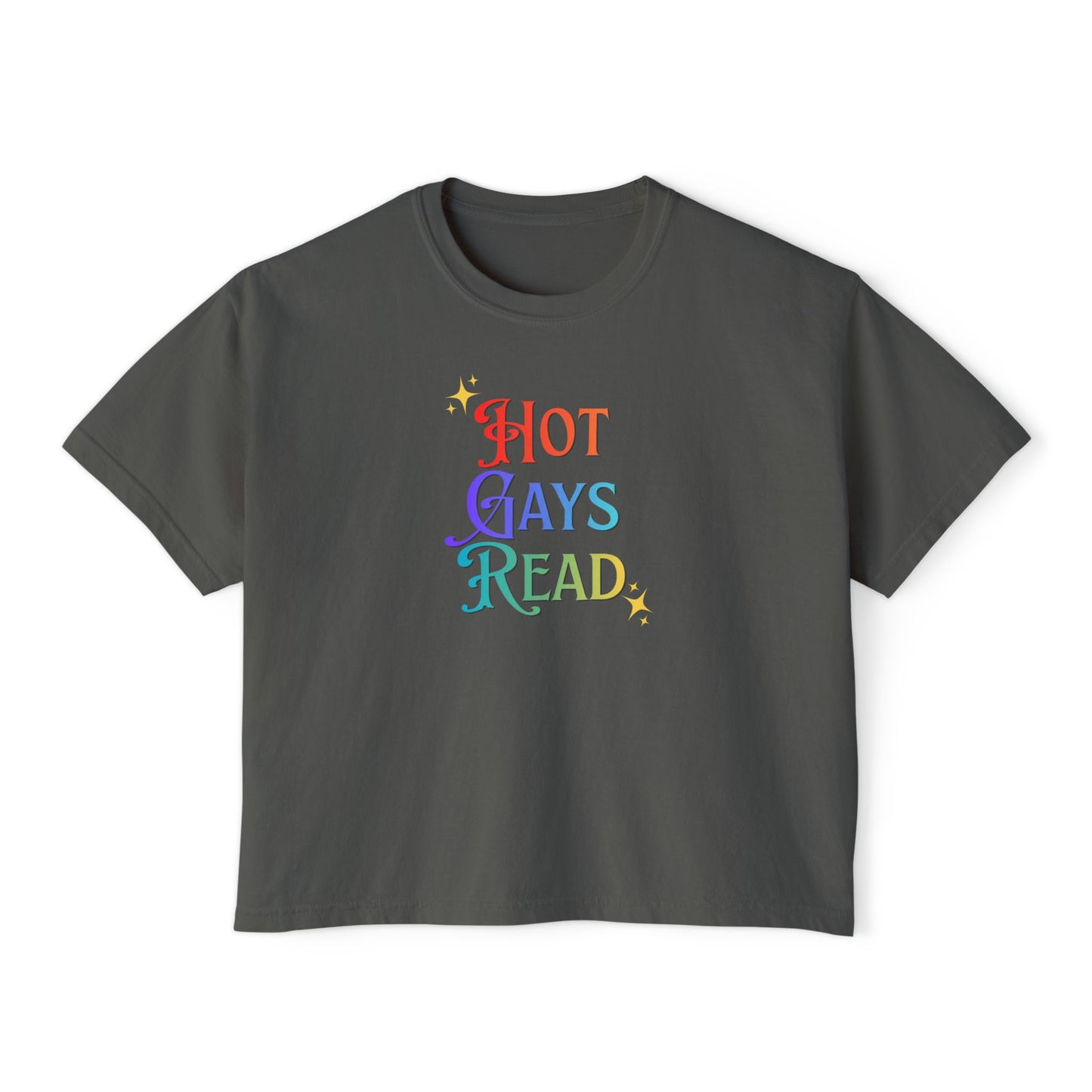 Hot Gays Read Cropped Tee