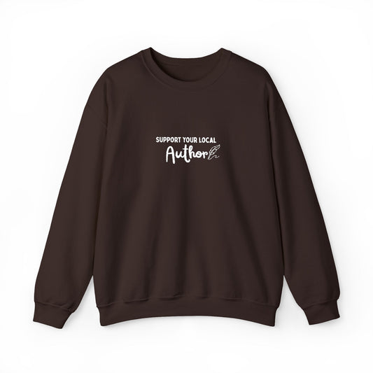 Support Your Local Author Embroidered Crew