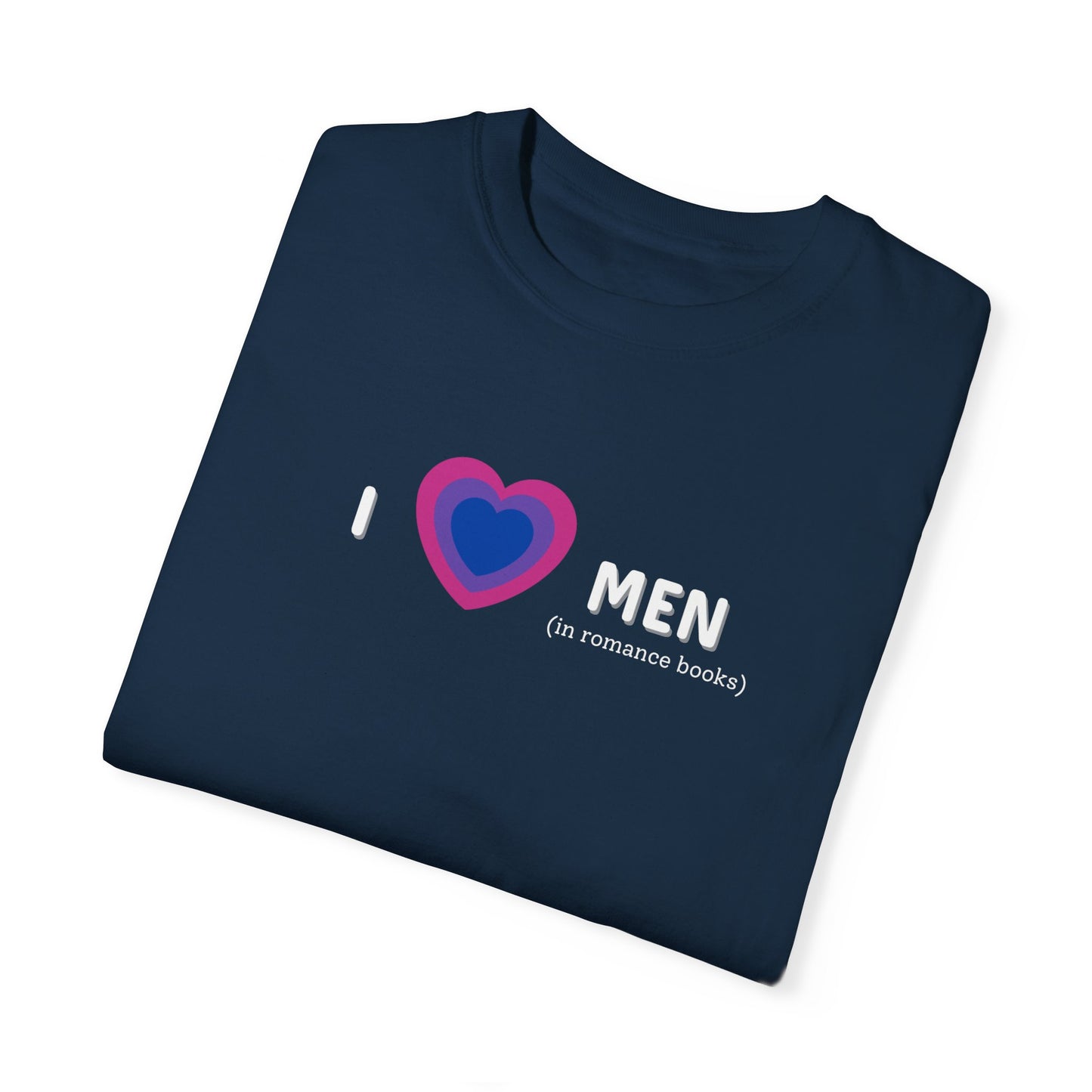I Heart Men Bi Flag Tee