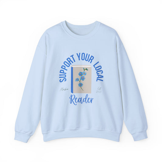 Support Your Local Reader AK Crewneck