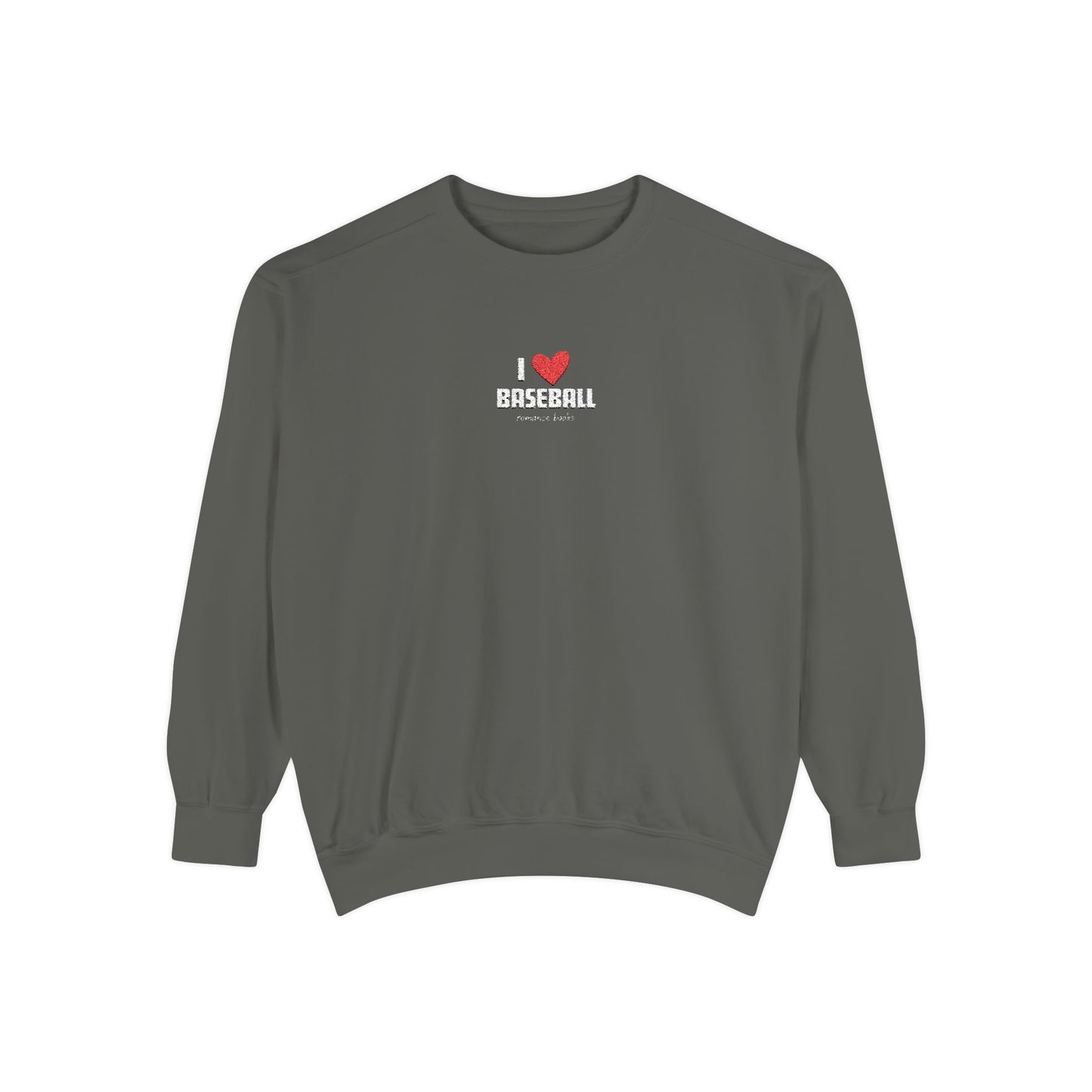 I Heart Baseball Embroidered Crewneck
