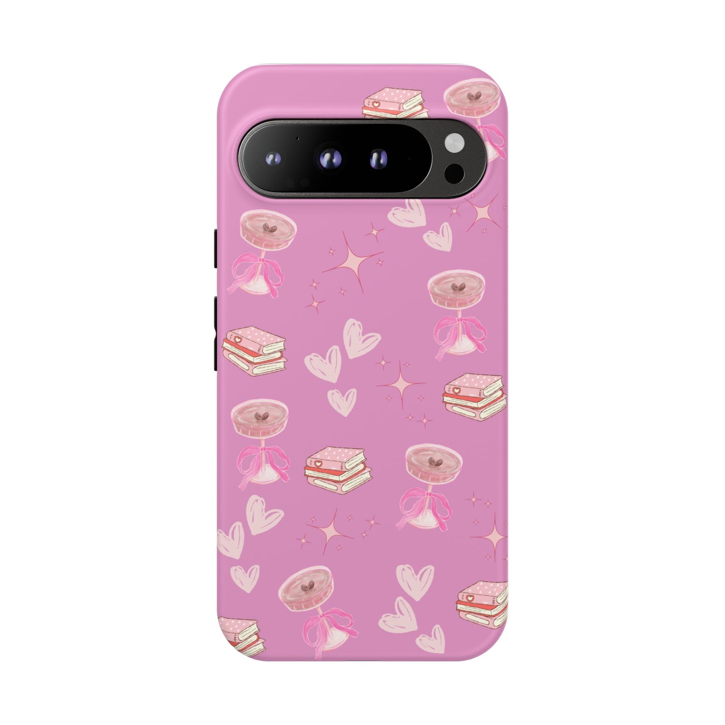 Pink Bookish Espresso Martini Phone Case