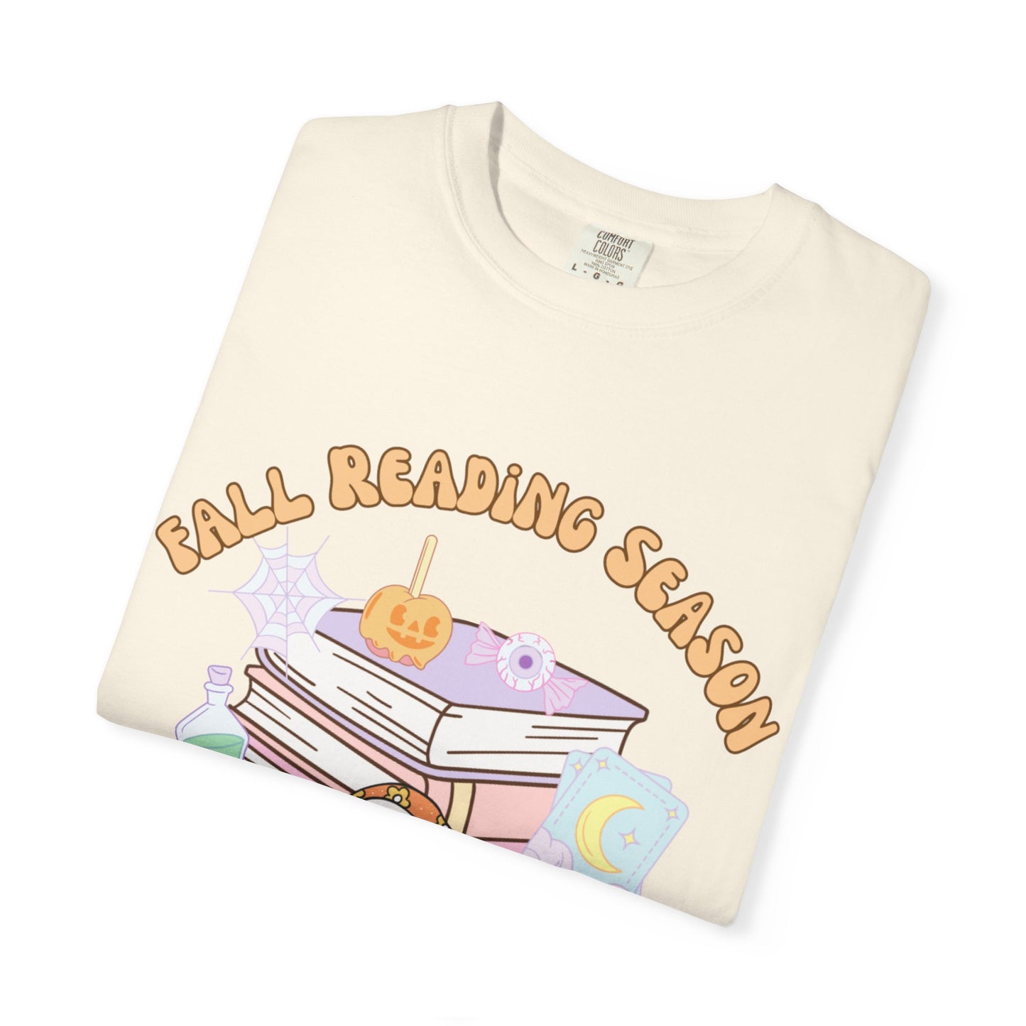 Fall Reading Season Pastel Tee