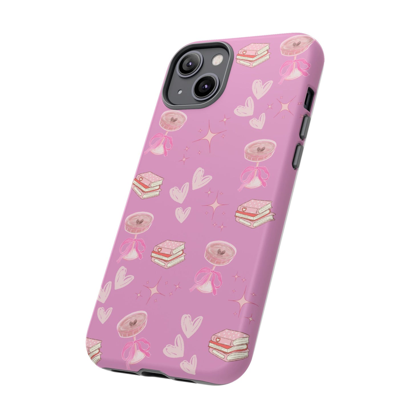 Pink Bookish Espresso Martini Phone Case