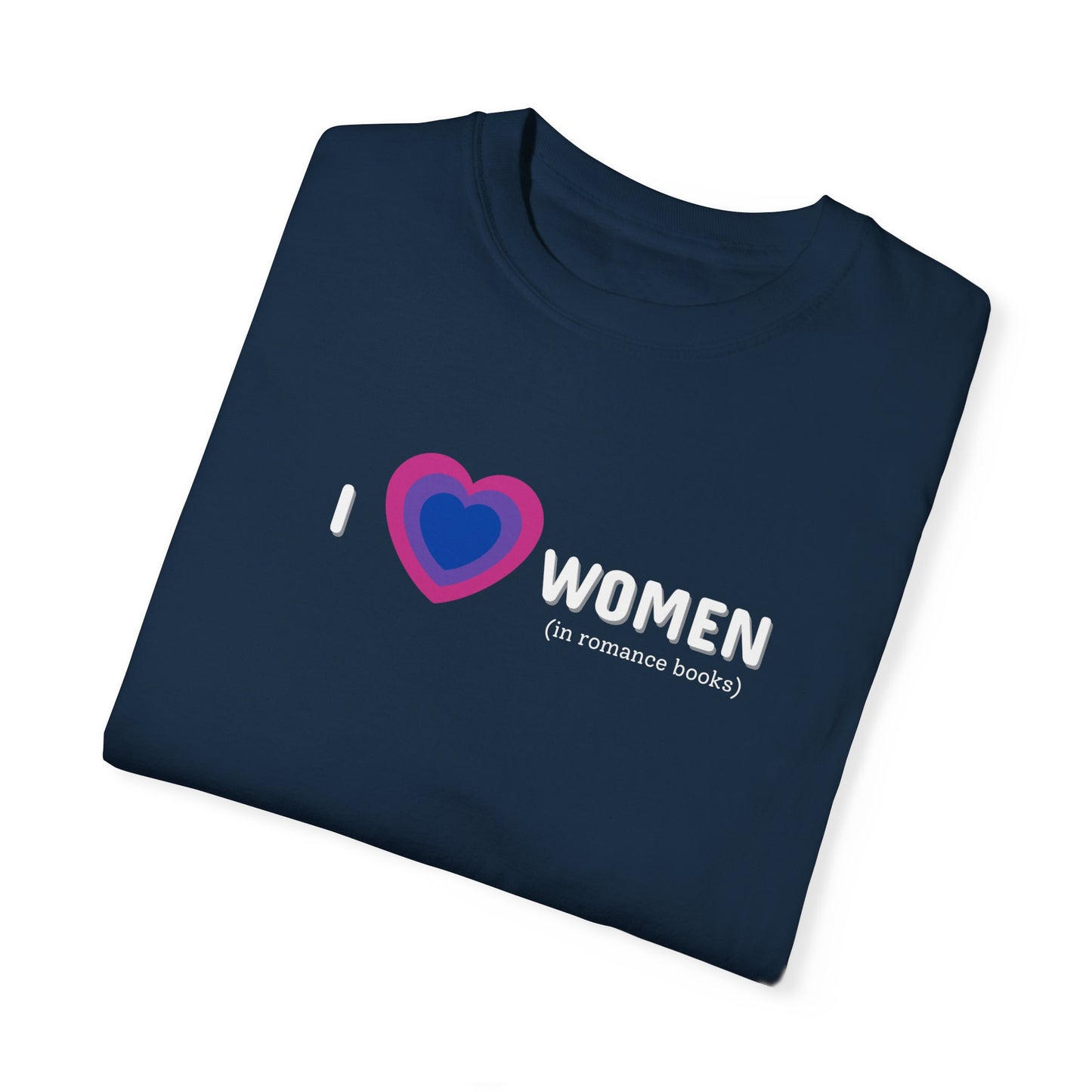 I Heart Women Bi Flag Tee