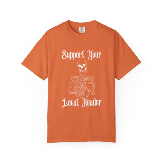 Support Your Local Reader Skeleton Tee