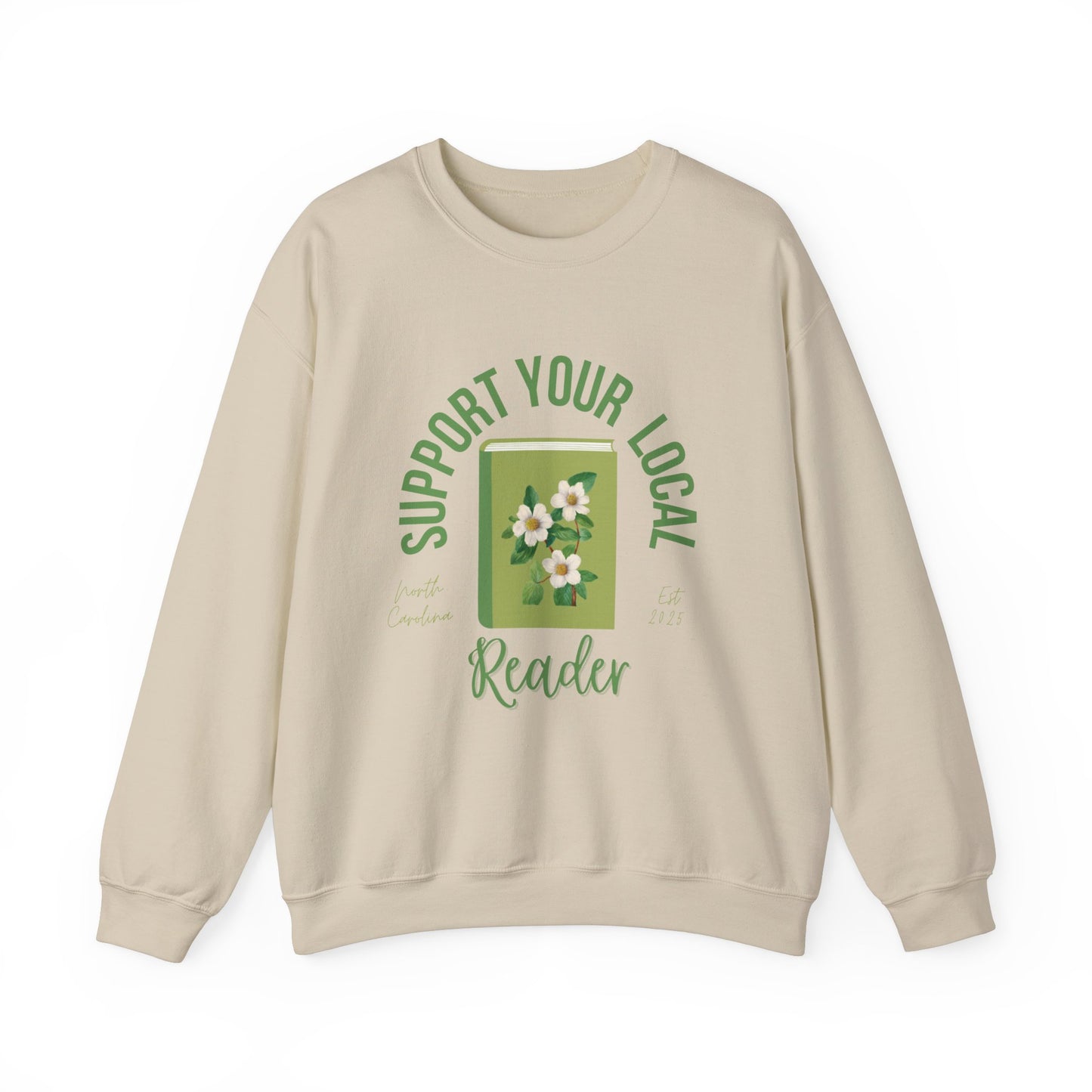 Support Your Local Reader NC Crewneck