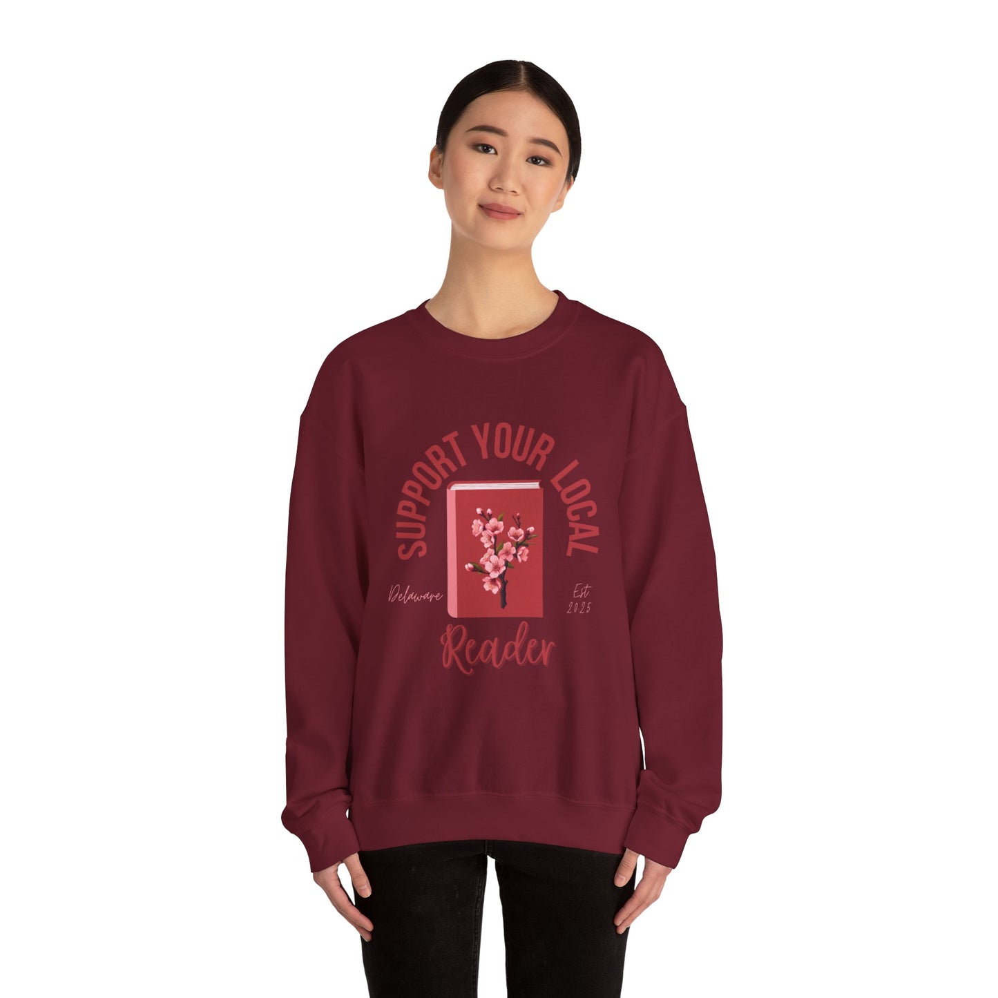Support Your Local Reader DE Crewneck