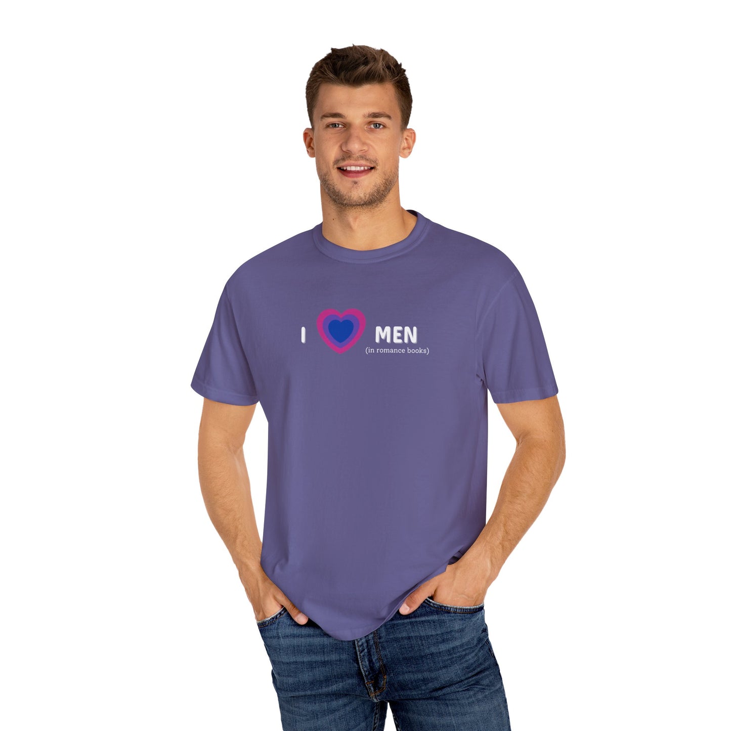 I Heart Men Bi Flag Tee