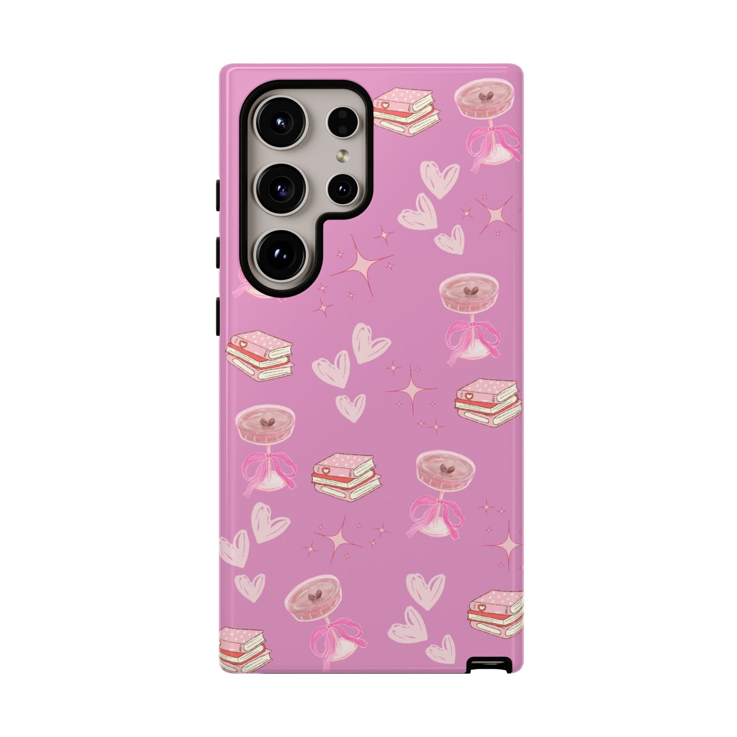 Pink Bookish Espresso Martini Phone Case