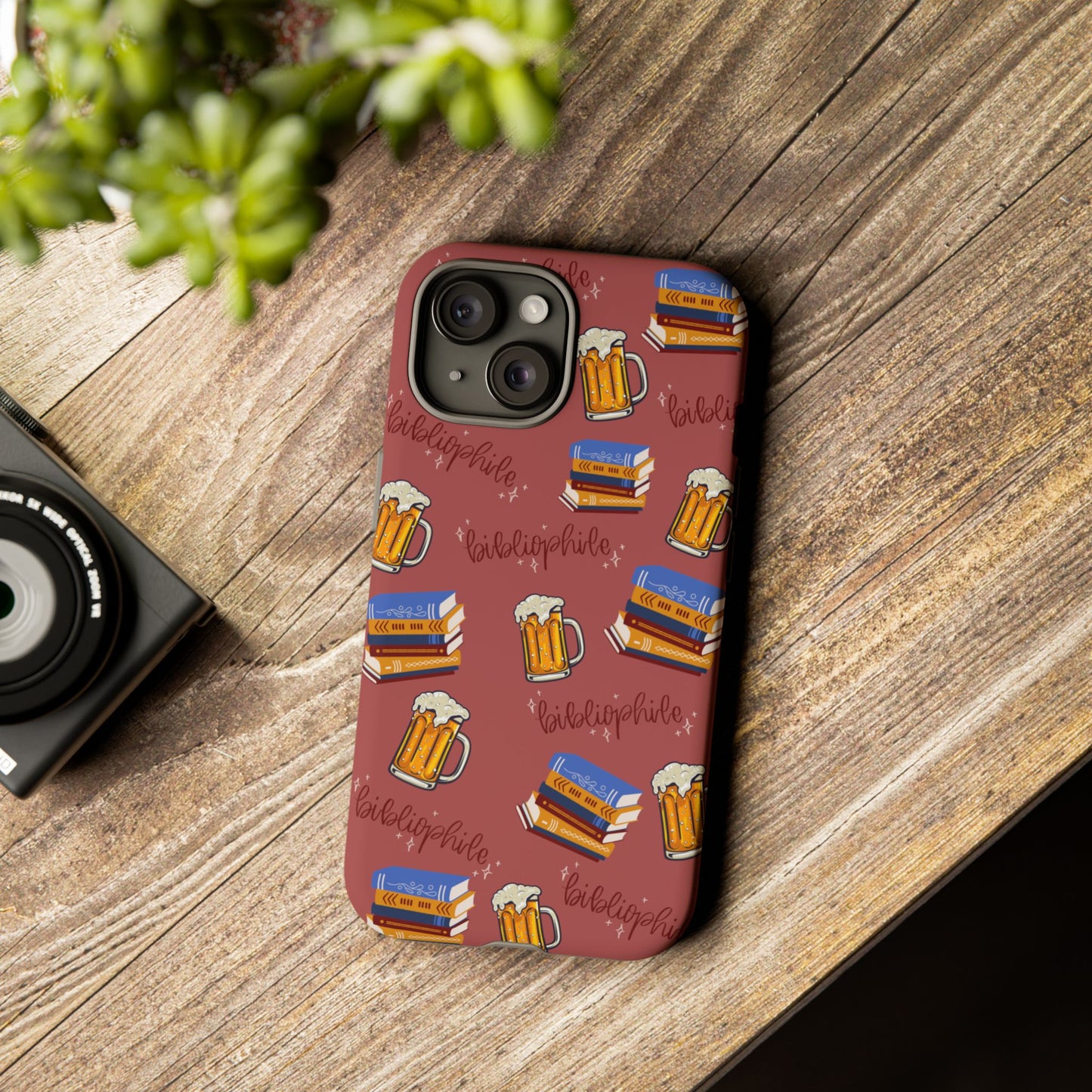Bibliophile Beer Phone Case