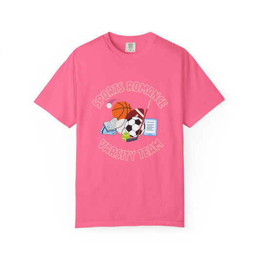 Pink Sports Romance Varsity Team Tee