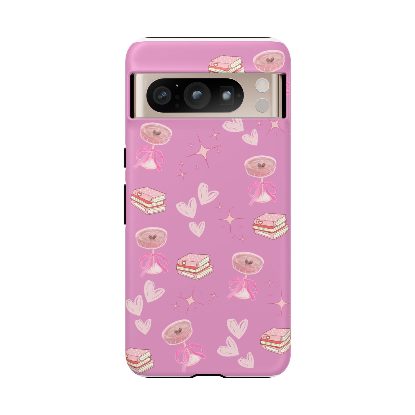 Pink Bookish Espresso Martini Phone Case