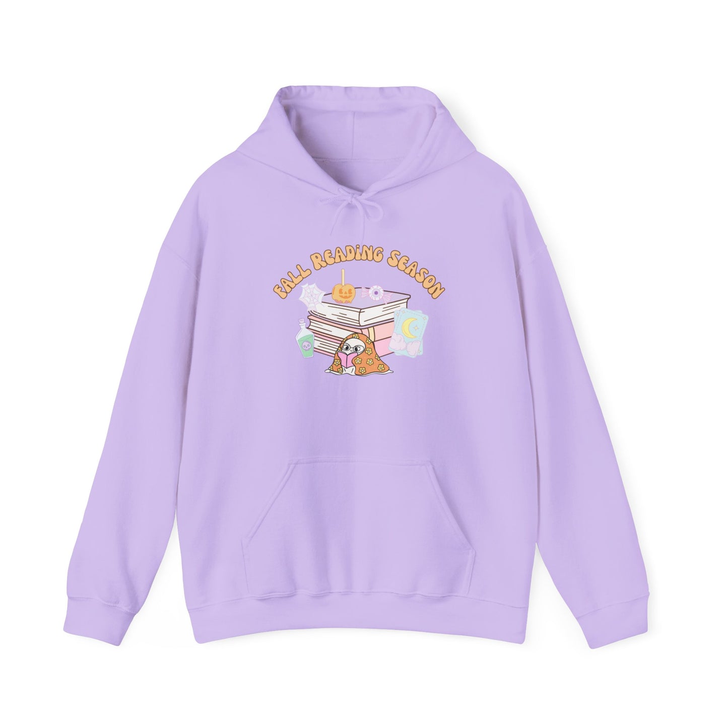 Fall Reading Season Pastel Hoodie