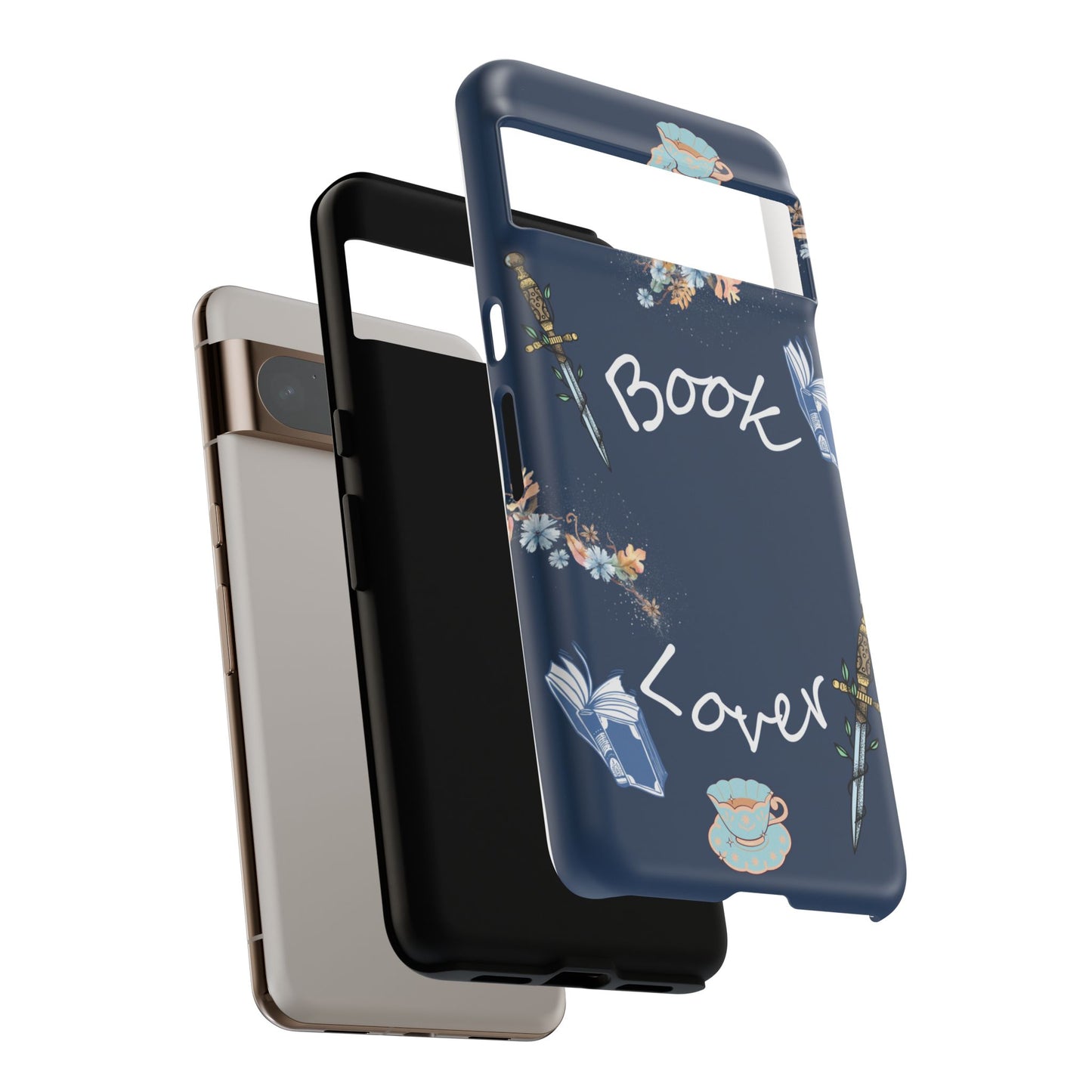 Book Lover Navy Phone Case