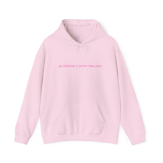 Better Bookclub Pink Hoodie