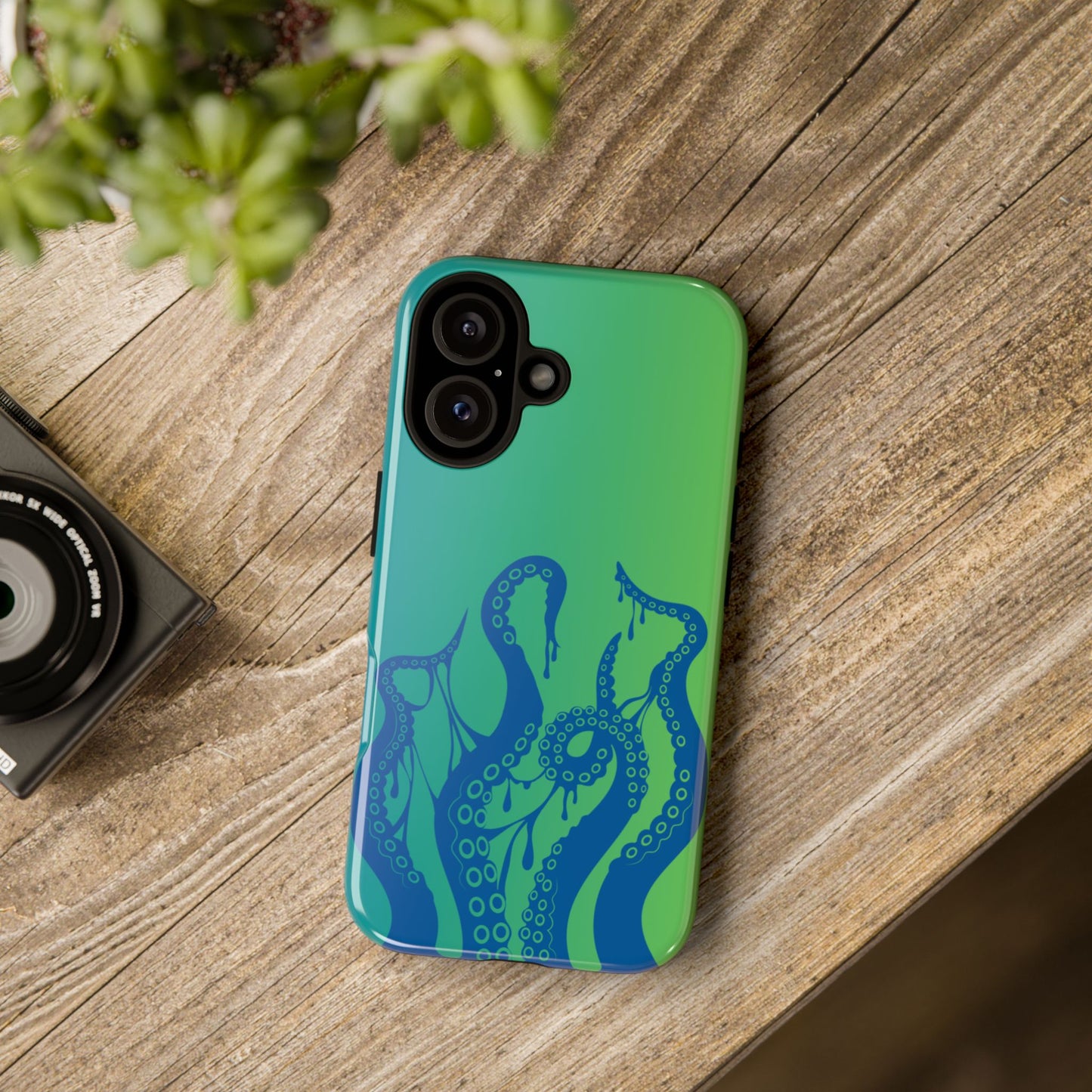 Blue Tentacle Phone Case