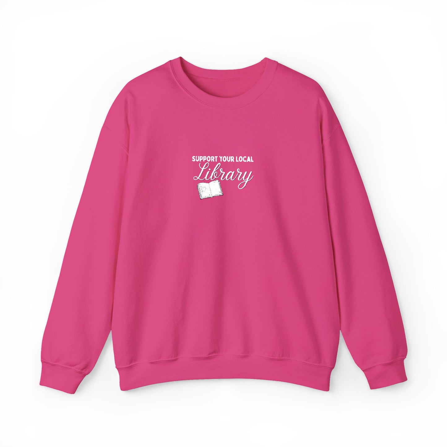 Support Your Local Library Crew Embroidered