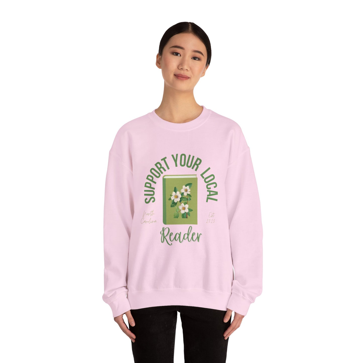 Support Your Local Reader NC Crewneck