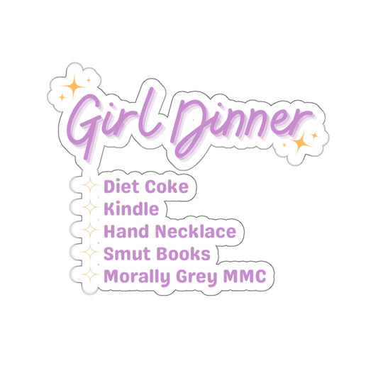 Girl Dinner Purple Sticker