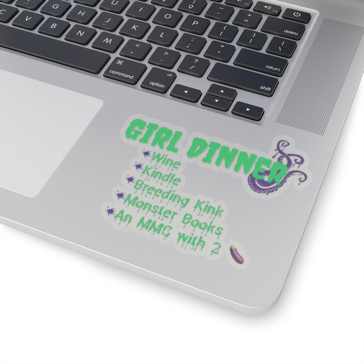 Girl Dinner Green Sticker