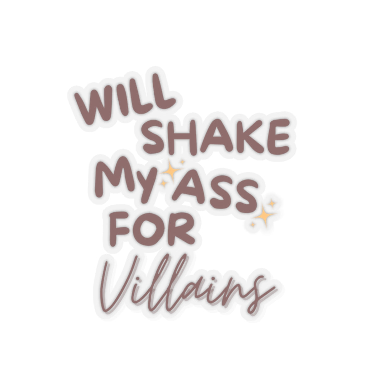 Red Villains Sticker