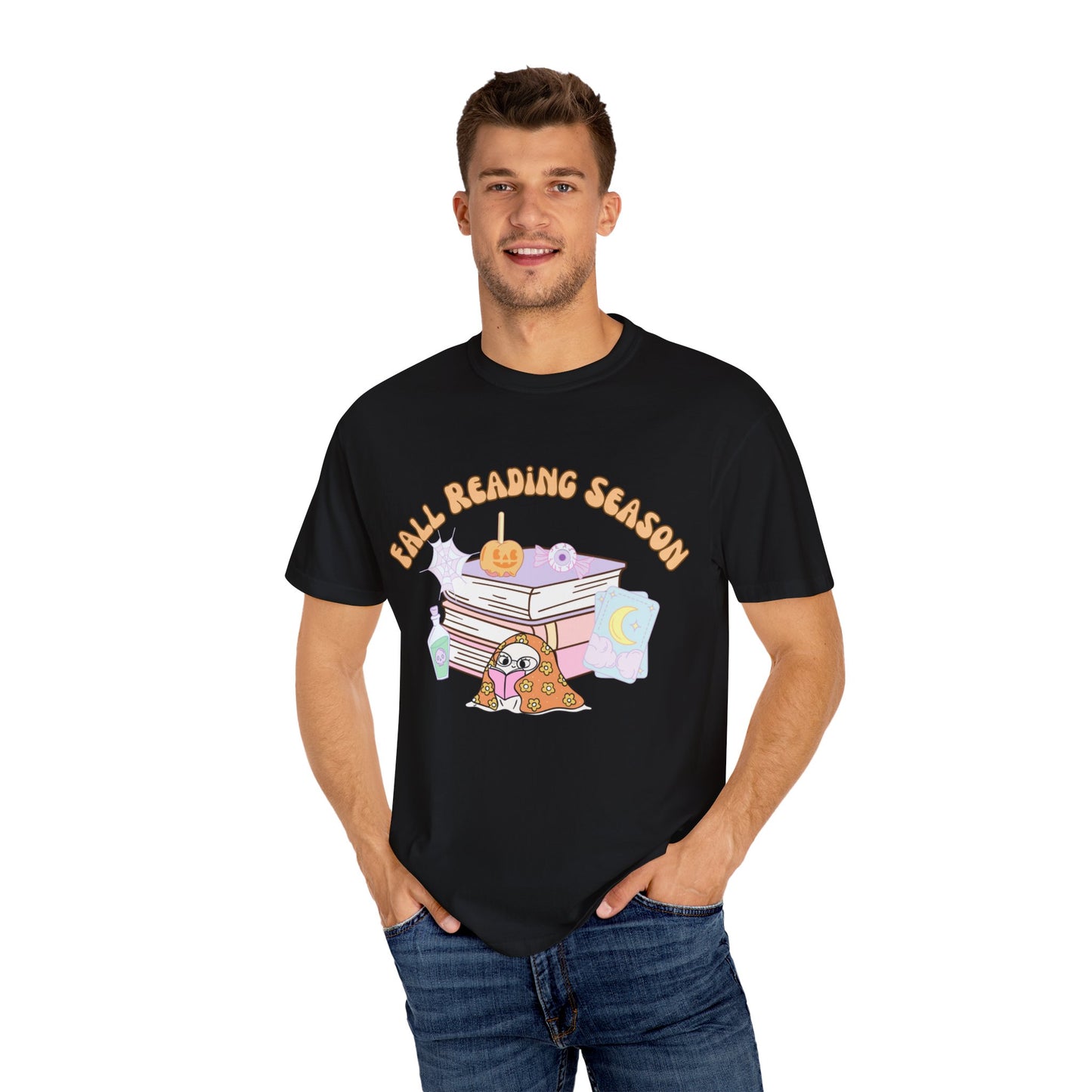 Fall Reading Season Pastel Tee