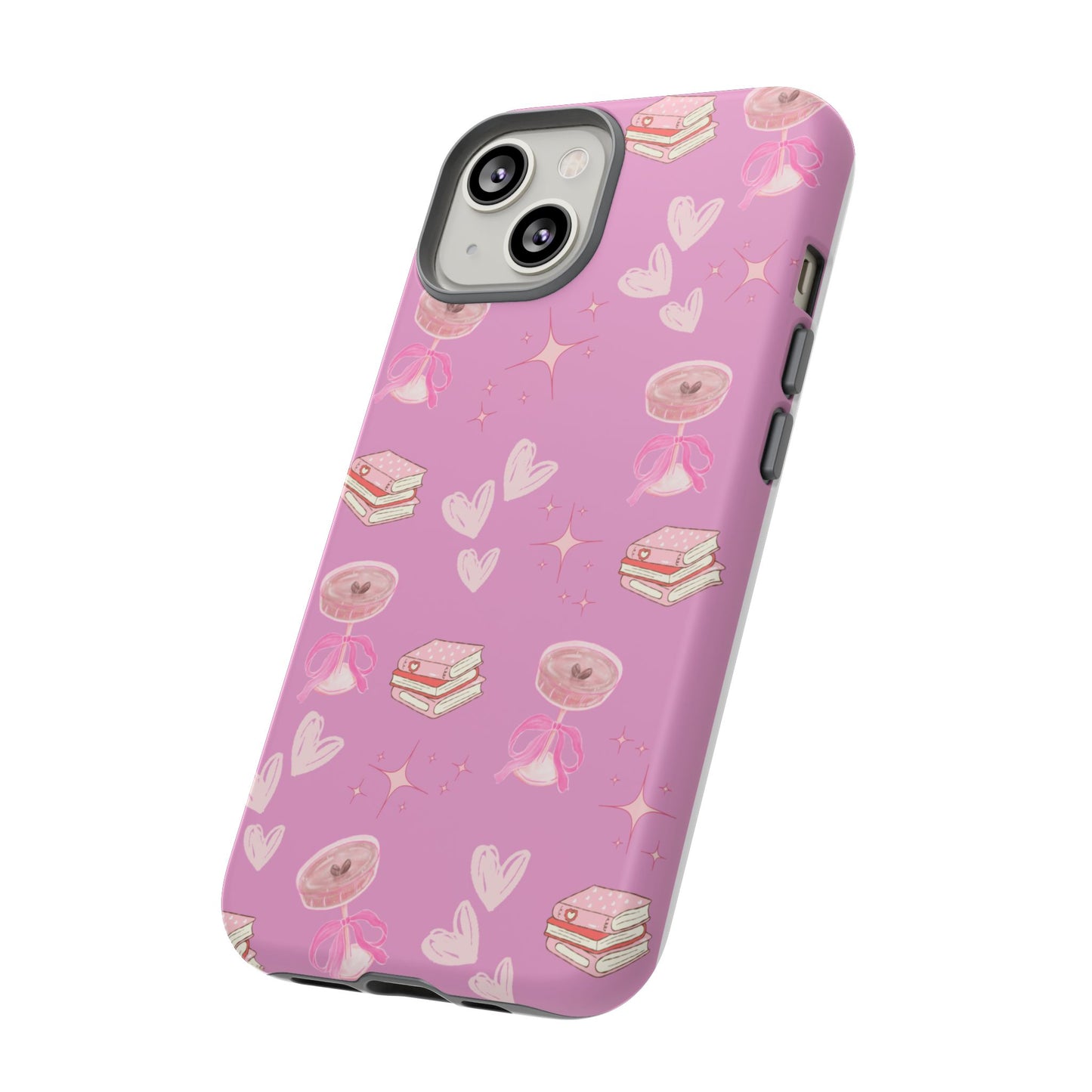 Pink Bookish Espresso Martini Phone Case
