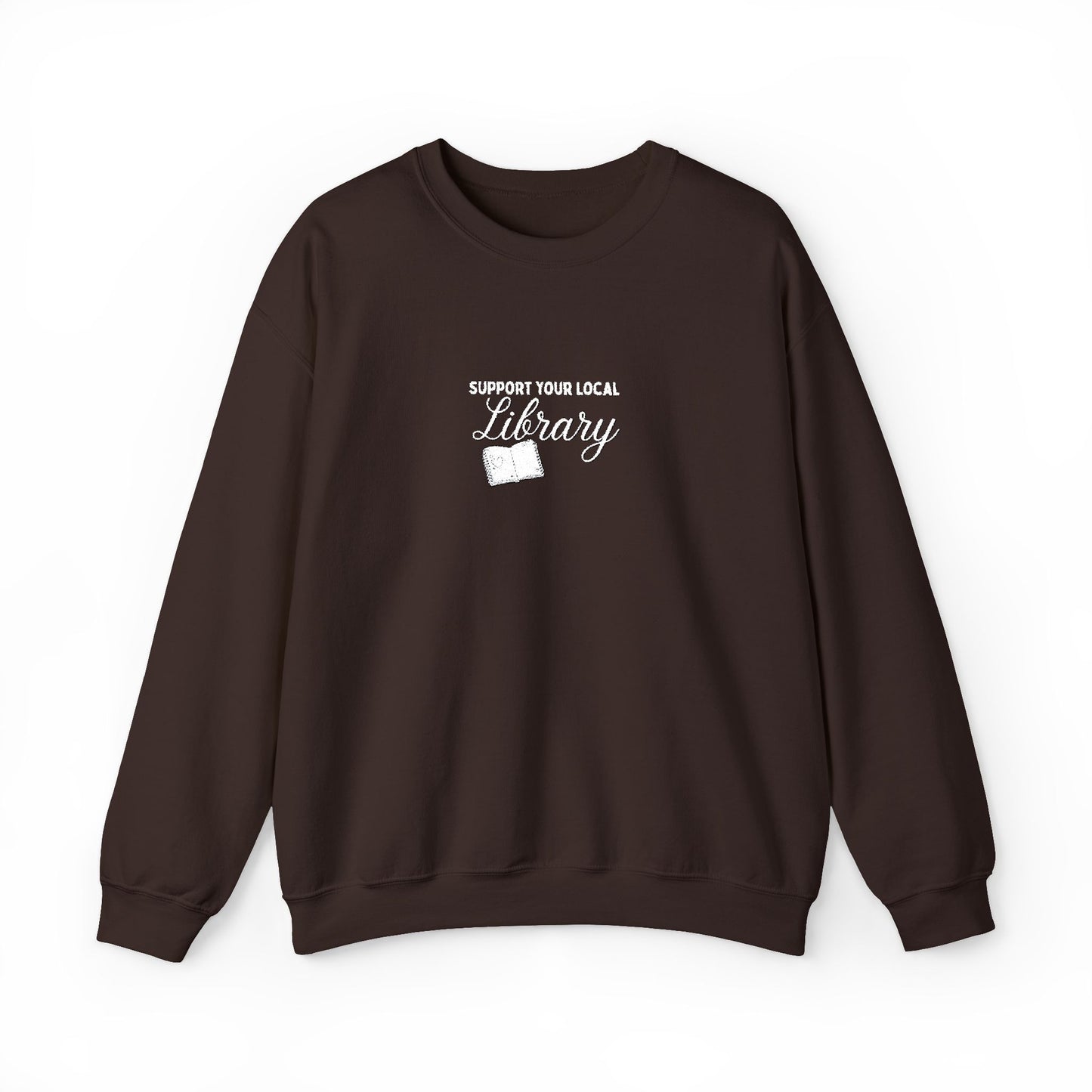Support Your Local Library Crew Embroidered